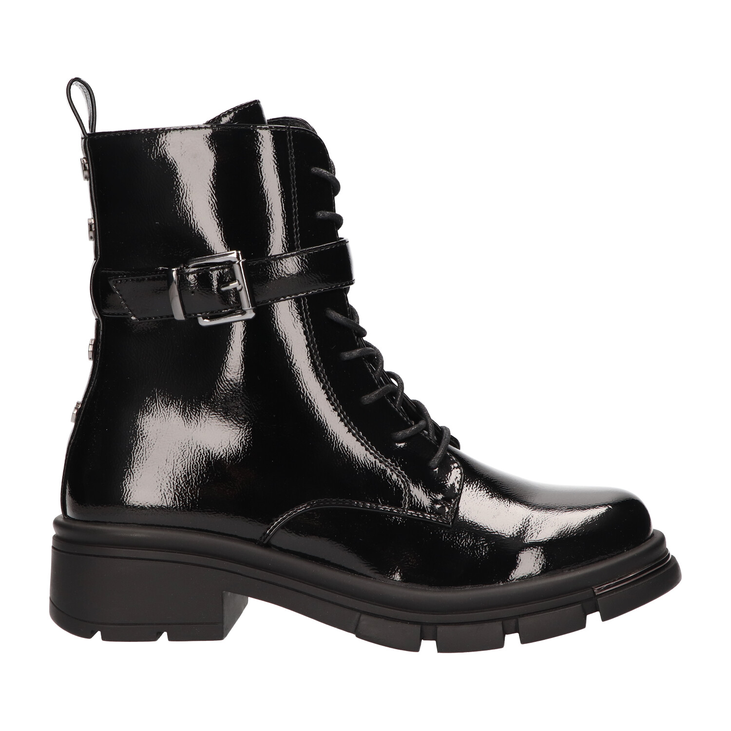 -14% : Veterboots zwart met rits | Dames | Maat 41 | La Strada
