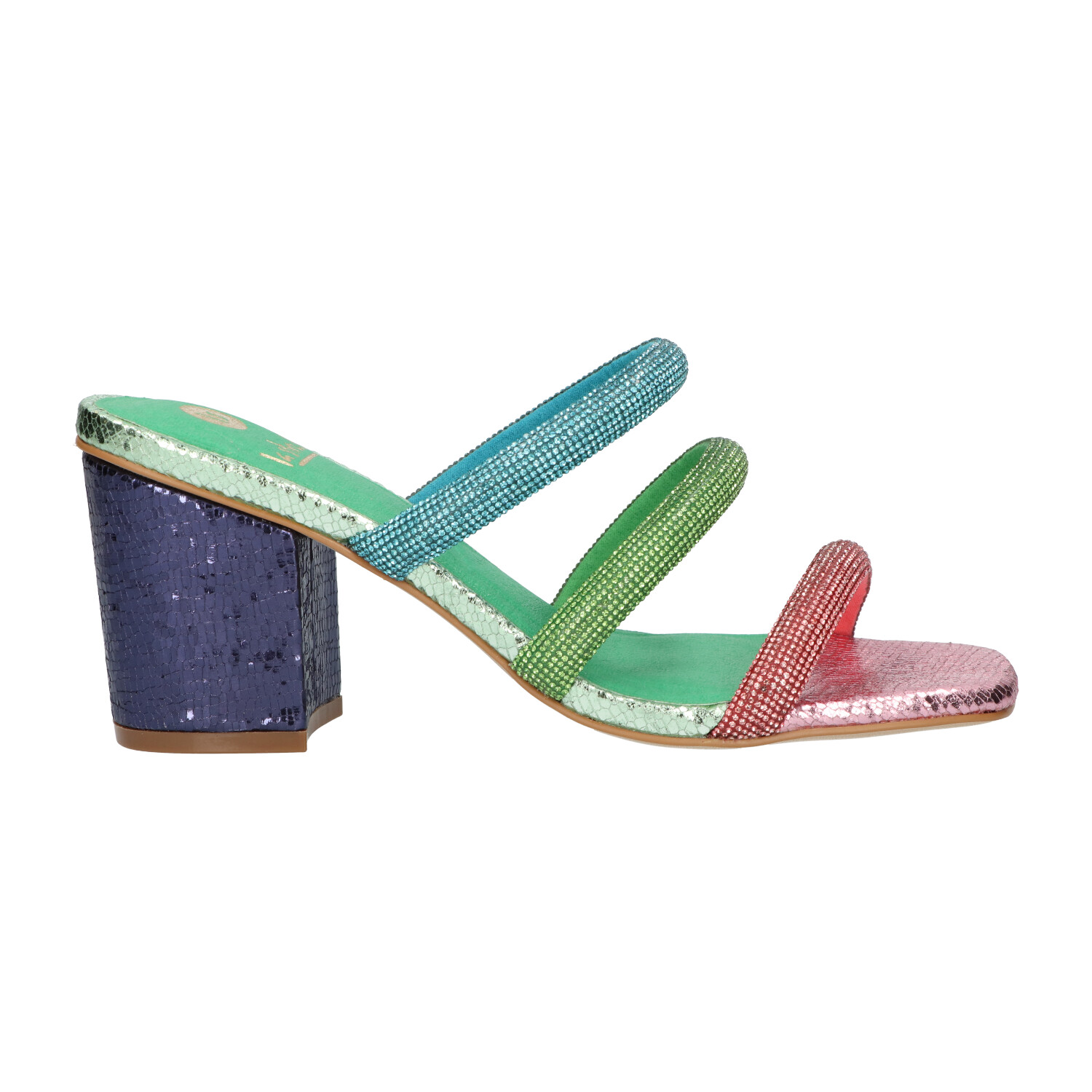-25% : Blokhak multicolor | Dames | Maat 41 | La Strada