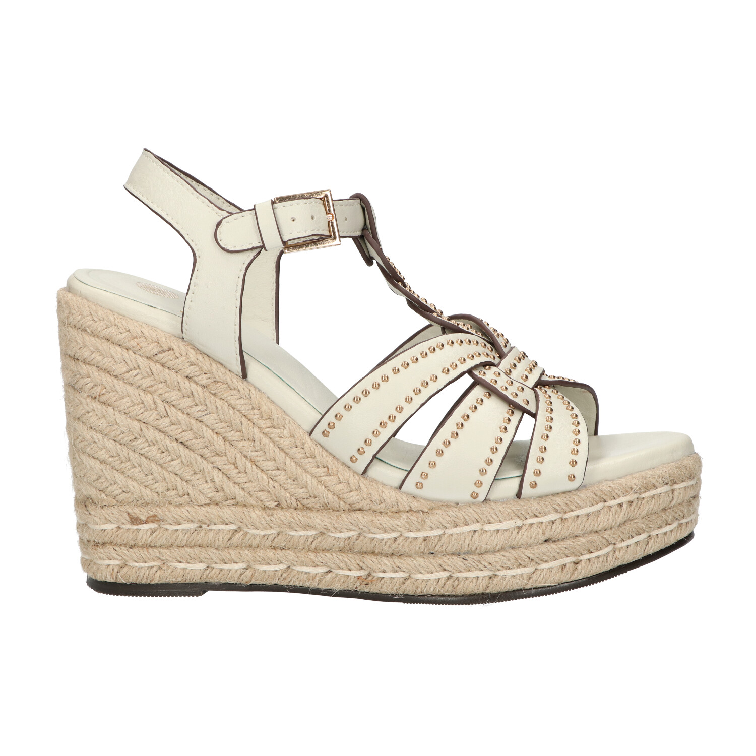 -25% : Sleehak wit met studs | Dames | Maat 41 | La Strada