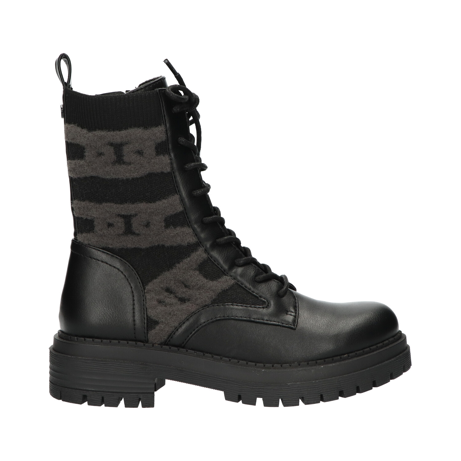 -25% : Veterboots zwart met grijs | Dames | Maat 41 | La Strada