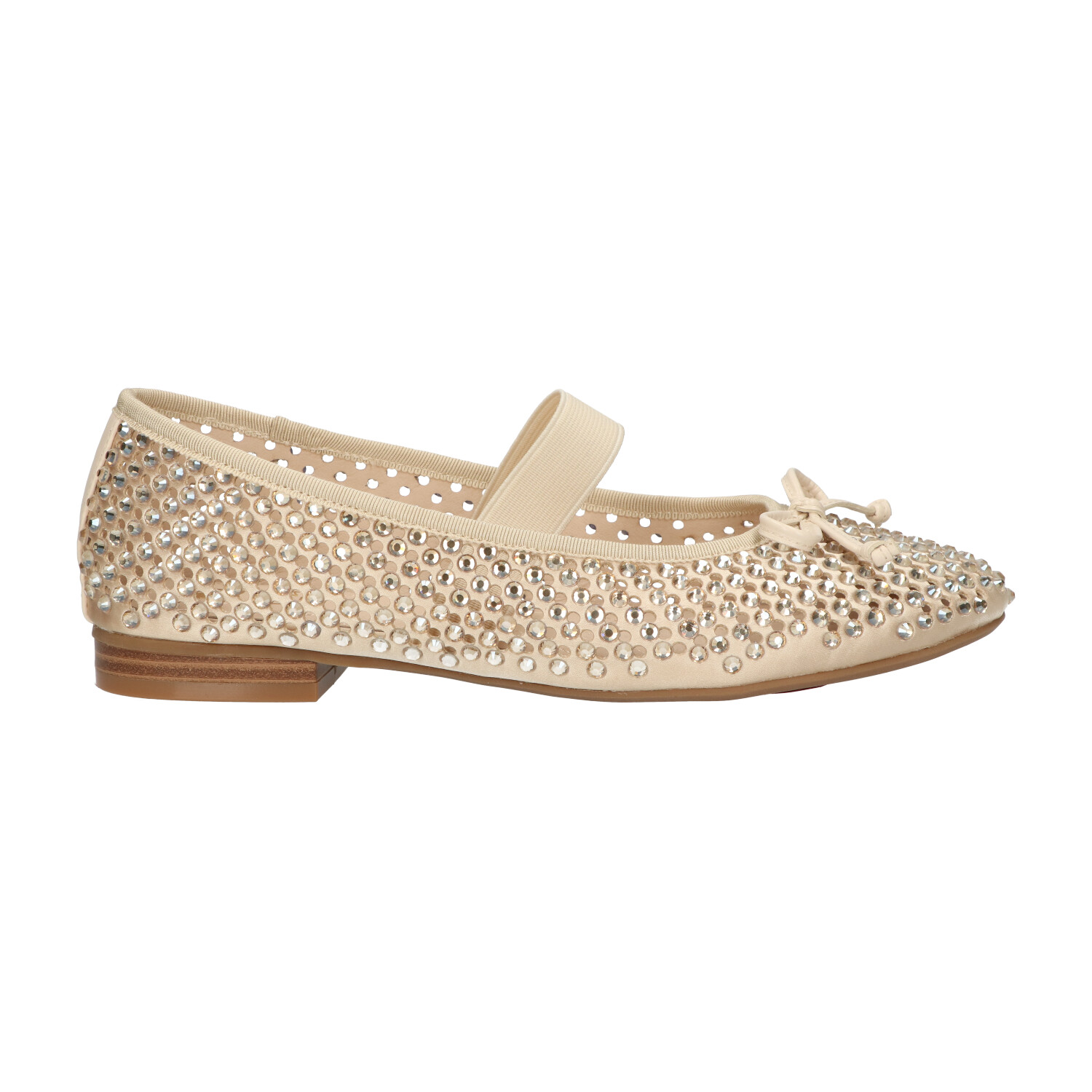 -25% : loafers beige met steentjes | Dames | Maat 41 | La Strada