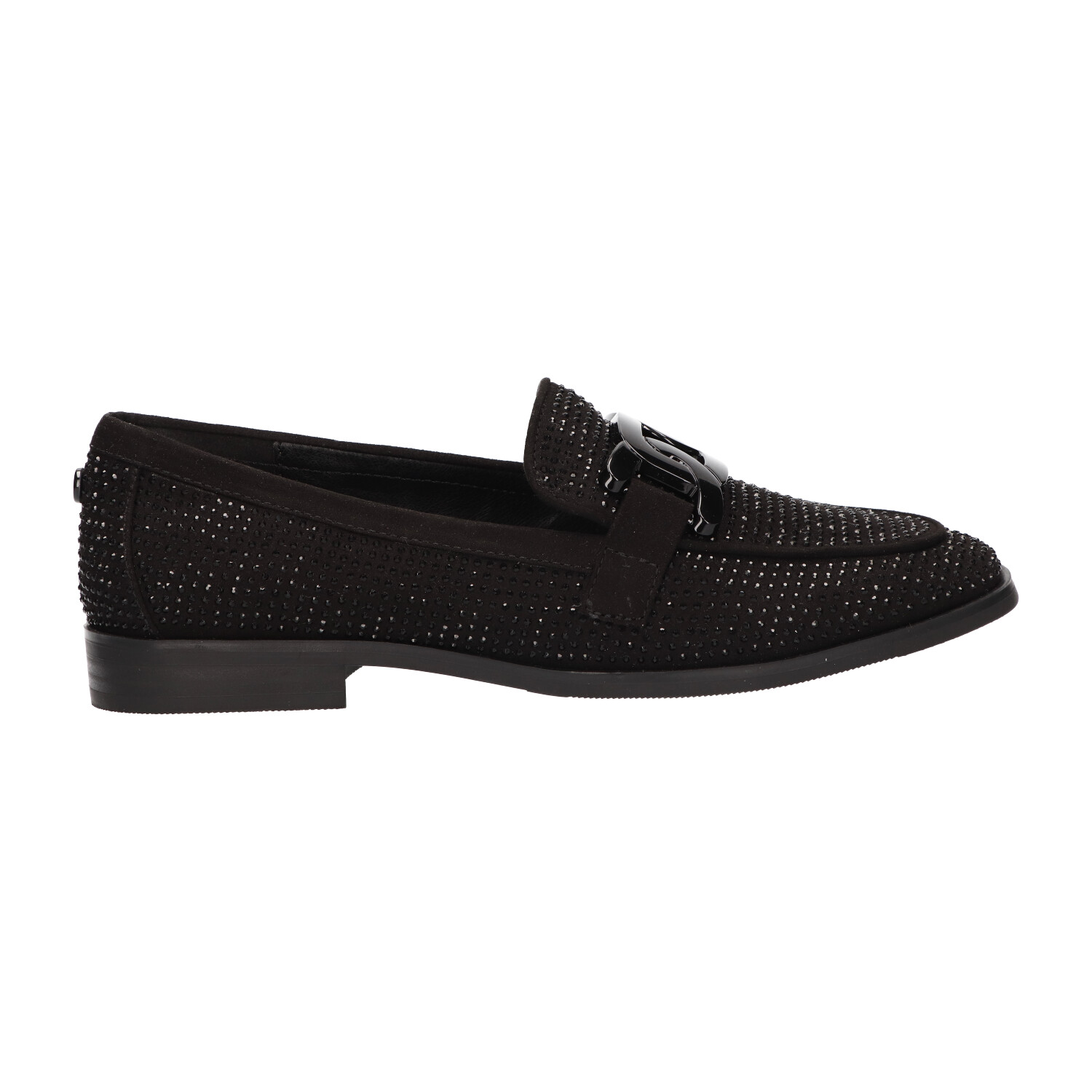 -25% : loafers zwart met steentjes | Dames | Maat 39 | La Strada