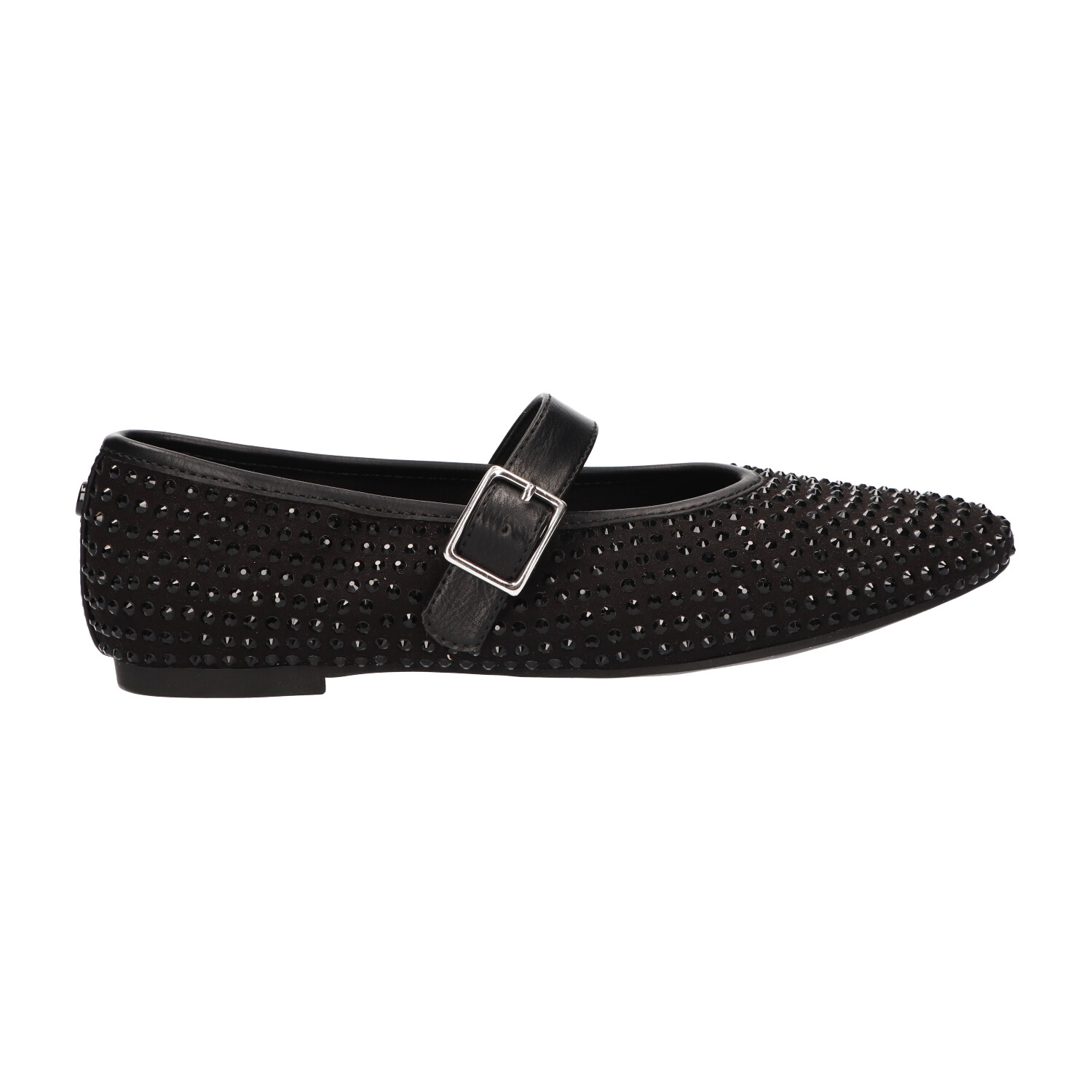 -25% : loafers zwart met steentjes met gesp | Dames | Maat 42 | La Strada