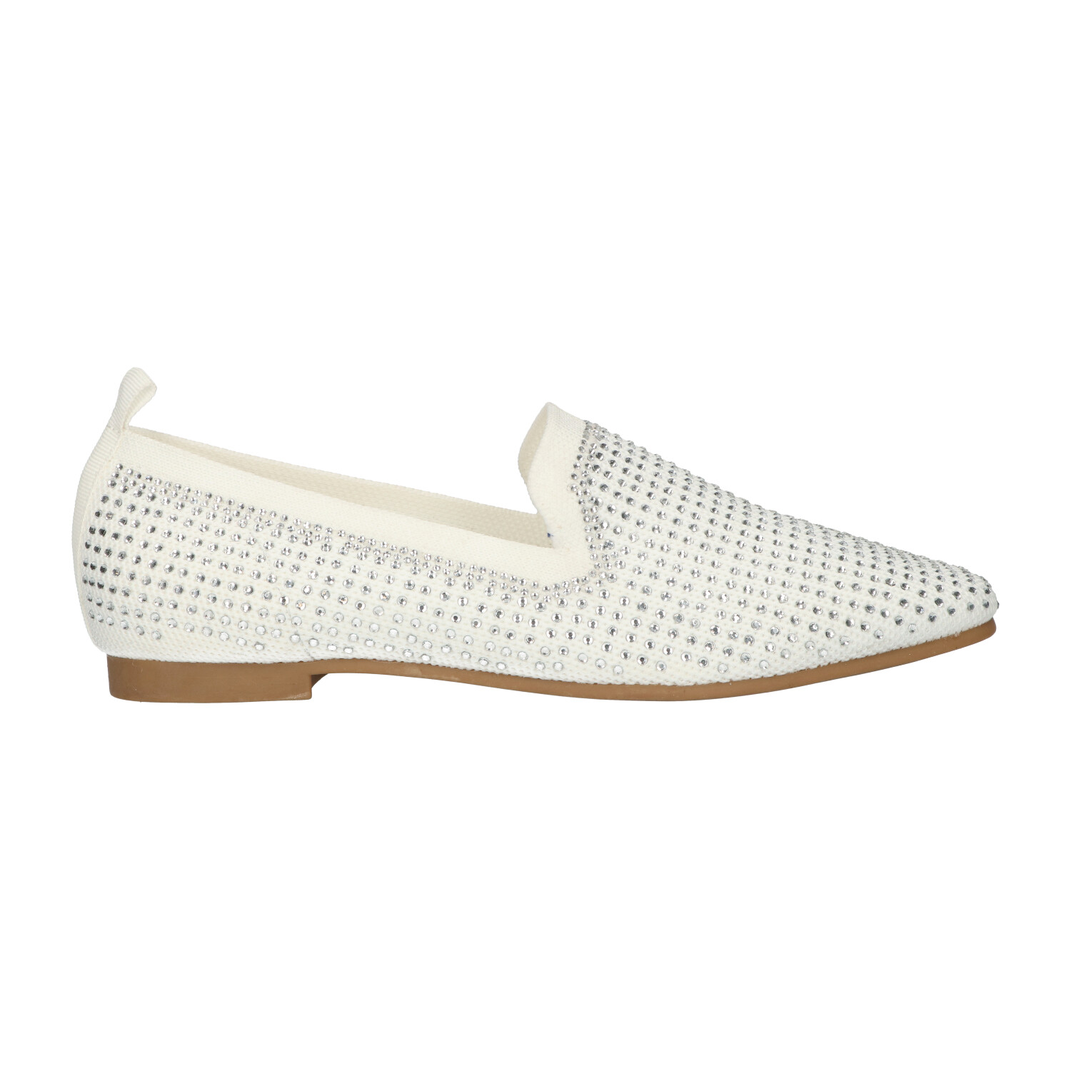 -27% : Witte loafers met steentjes | Dames | Maat 41 | La Strada
