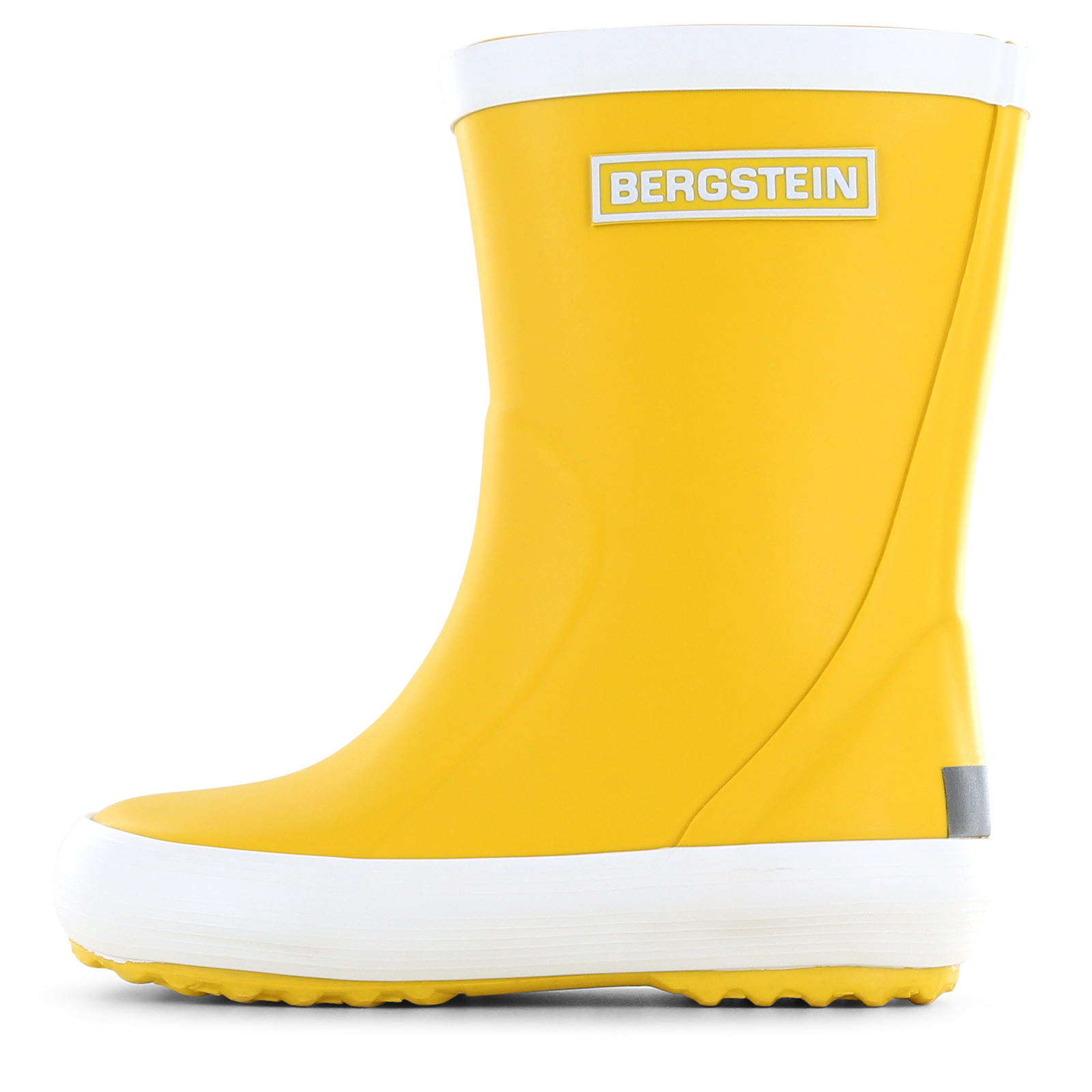Bergstein regenlaars geel Uni | Rubber | Maat 35