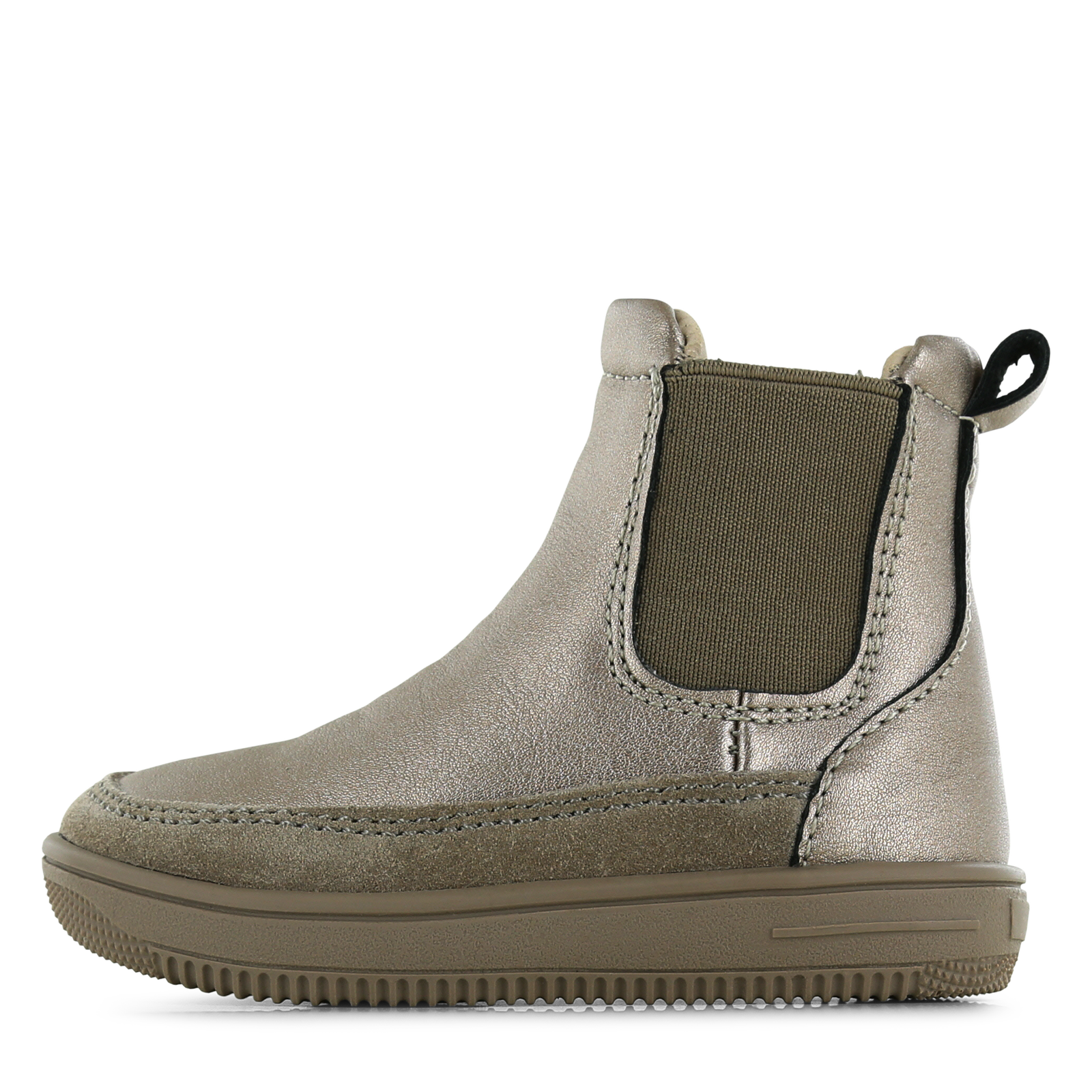 Go Banana&rsquo;s champagne chelseaboot Meisjes | Microfiber nubuck/Su&egrave;de | Maat 19