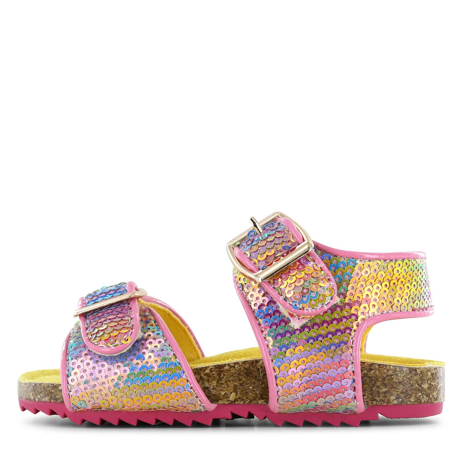 Go Bananas sandaal&ndash; Rainbow Meisjes | Microleer/Pailletten | Maat 35