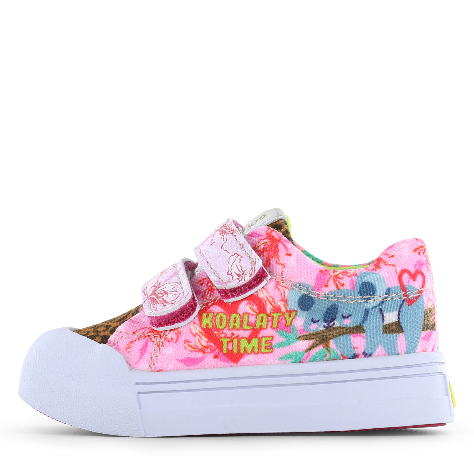 Go Bananas sneaker klittenband – Koala Meisjes | Canvas | Maat 35