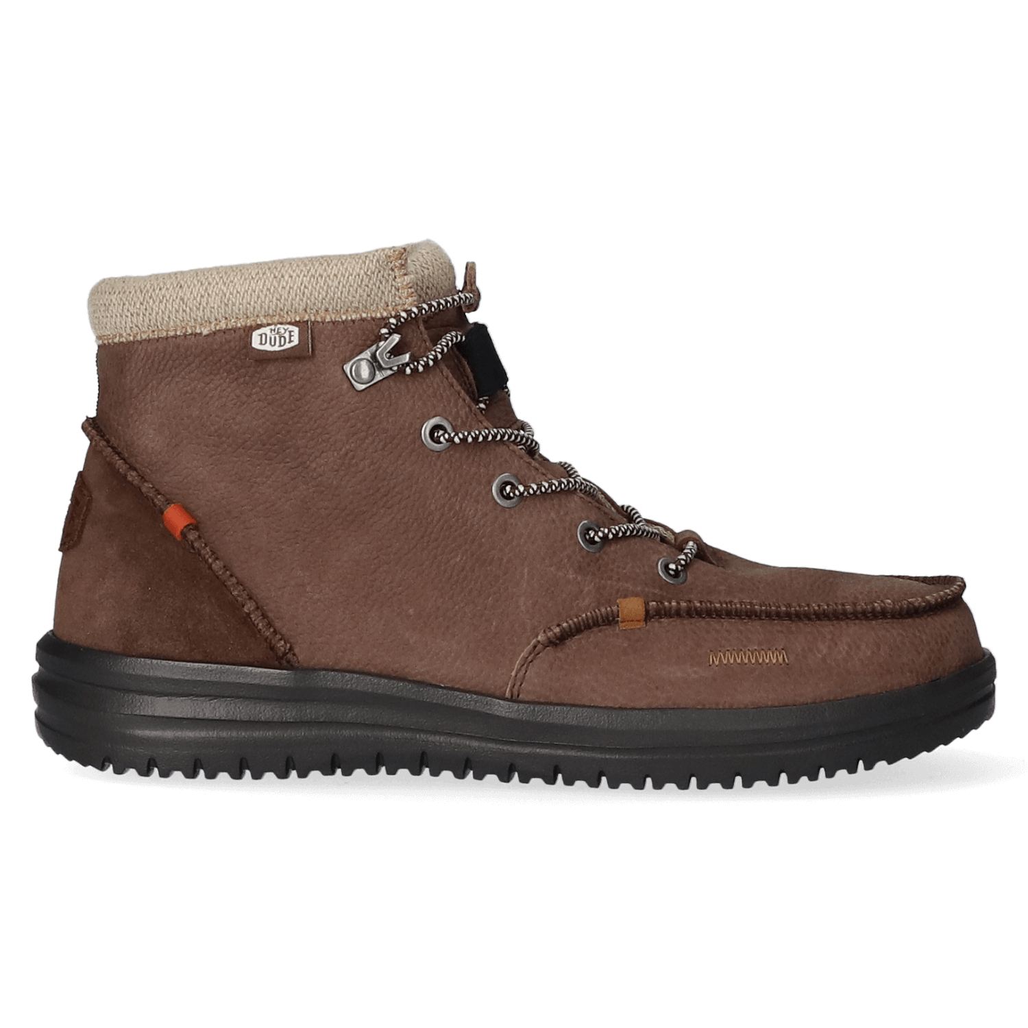 HEYDUDE Boots Heren Bradley Leather Bruin  Leer