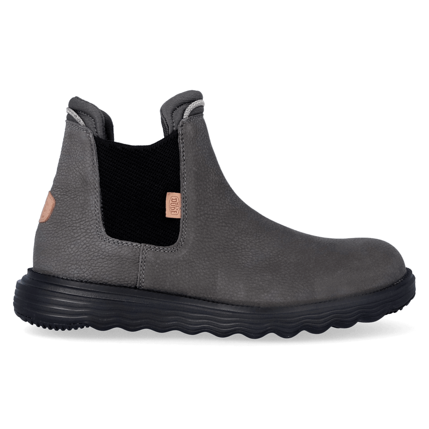 HEYDUDE Chelsea boots Heren Branson Craft Leather Grijs  Leer