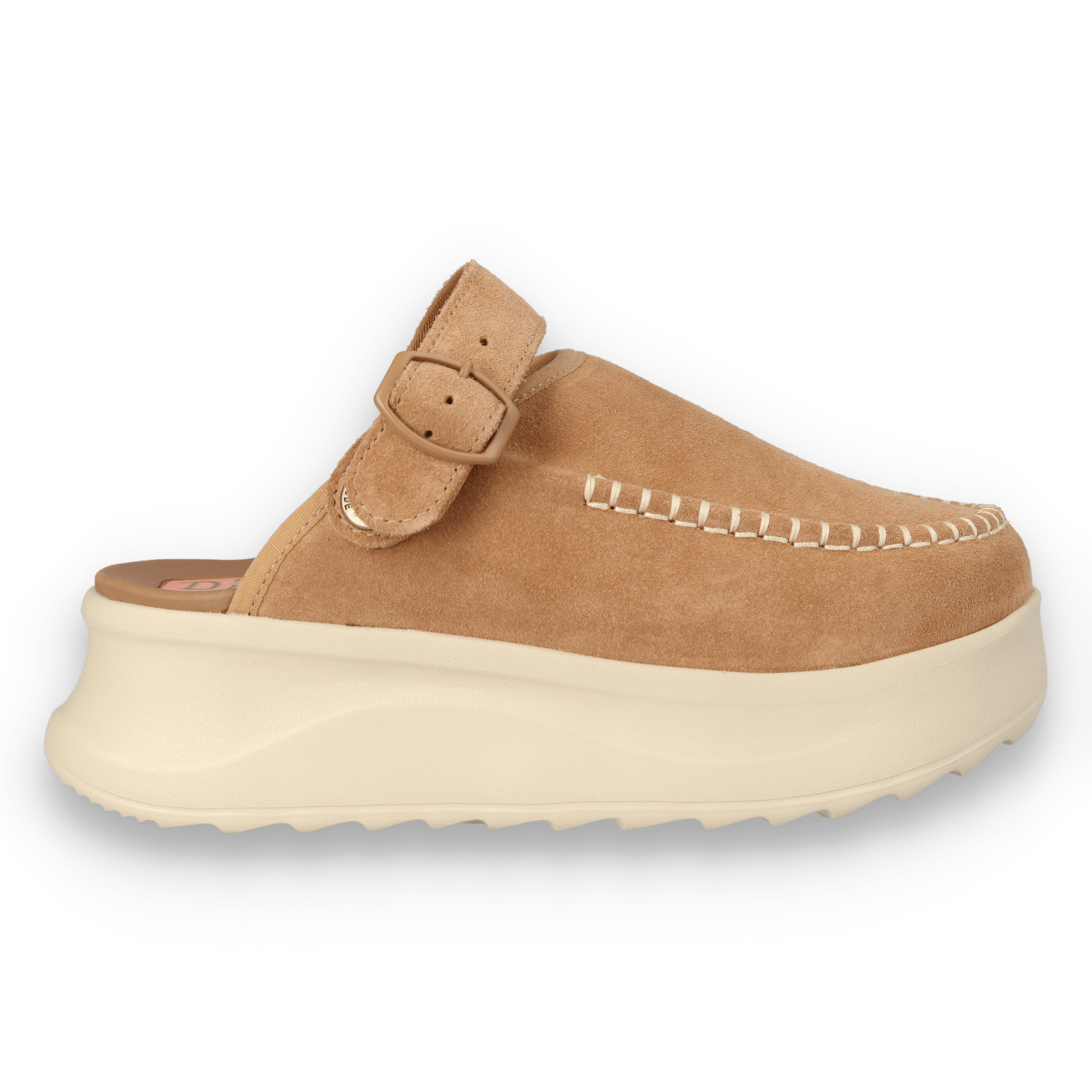 HEYDUDE Clogs Dames Delray Clog Suede Cognac  Su&egrave;de