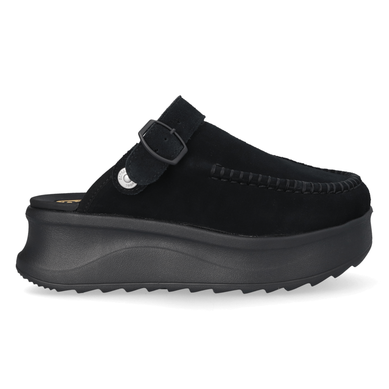 HEYDUDE Clogs Dames Delray Clog Suede Zwart  Su&egrave;de