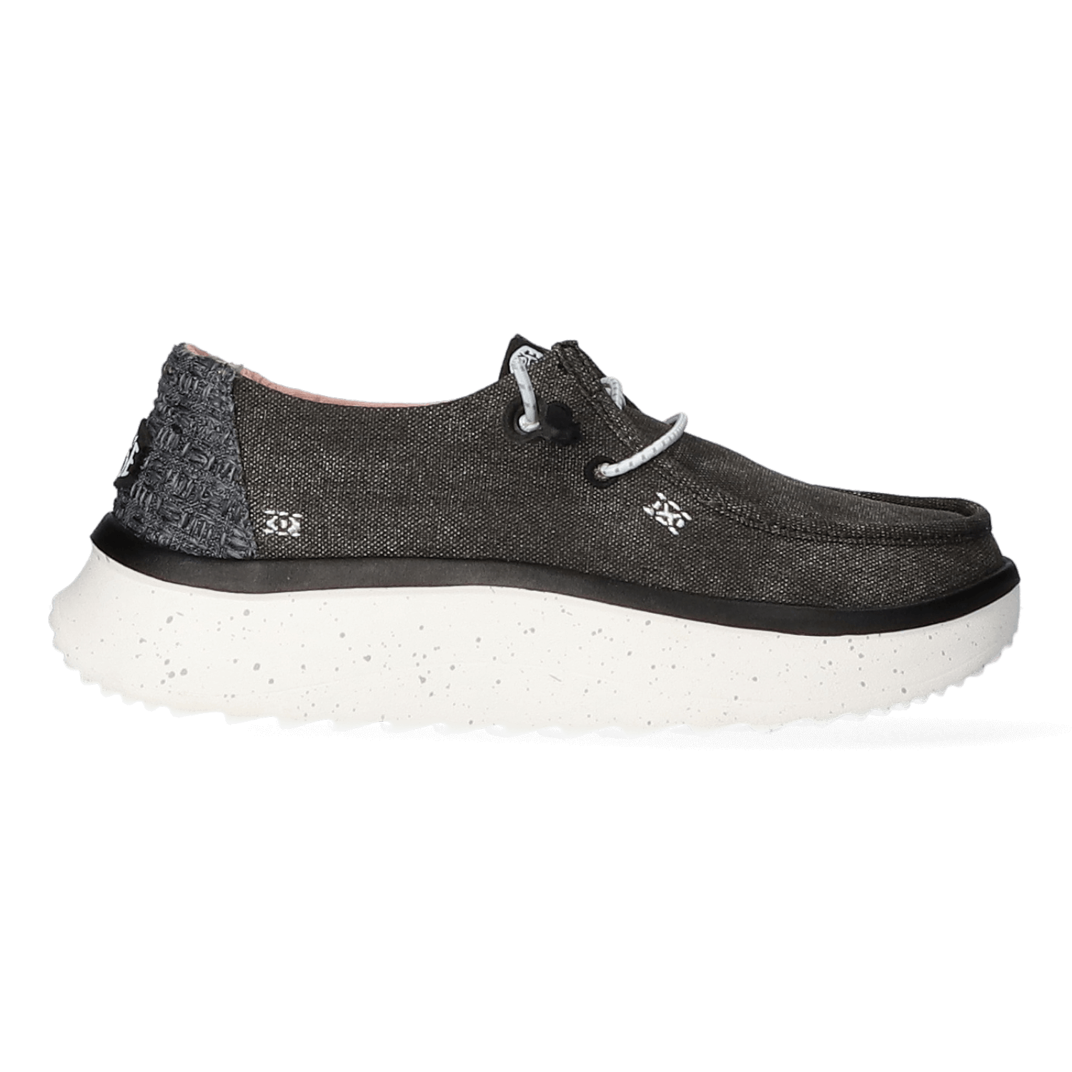 HEYDUDE Instappers Dames Wendy Peak Chambray Zwart  Chambray