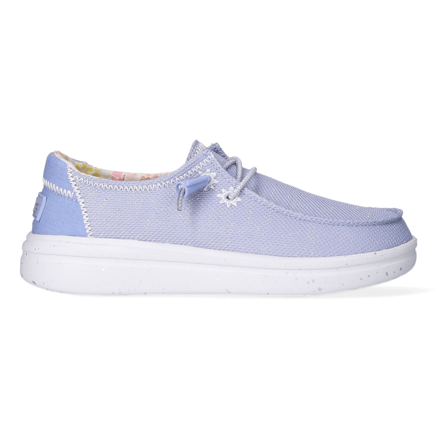 HEYDUDE Instappers Dames Wendy Rise Stretch Paars 42 Stretch Textiel