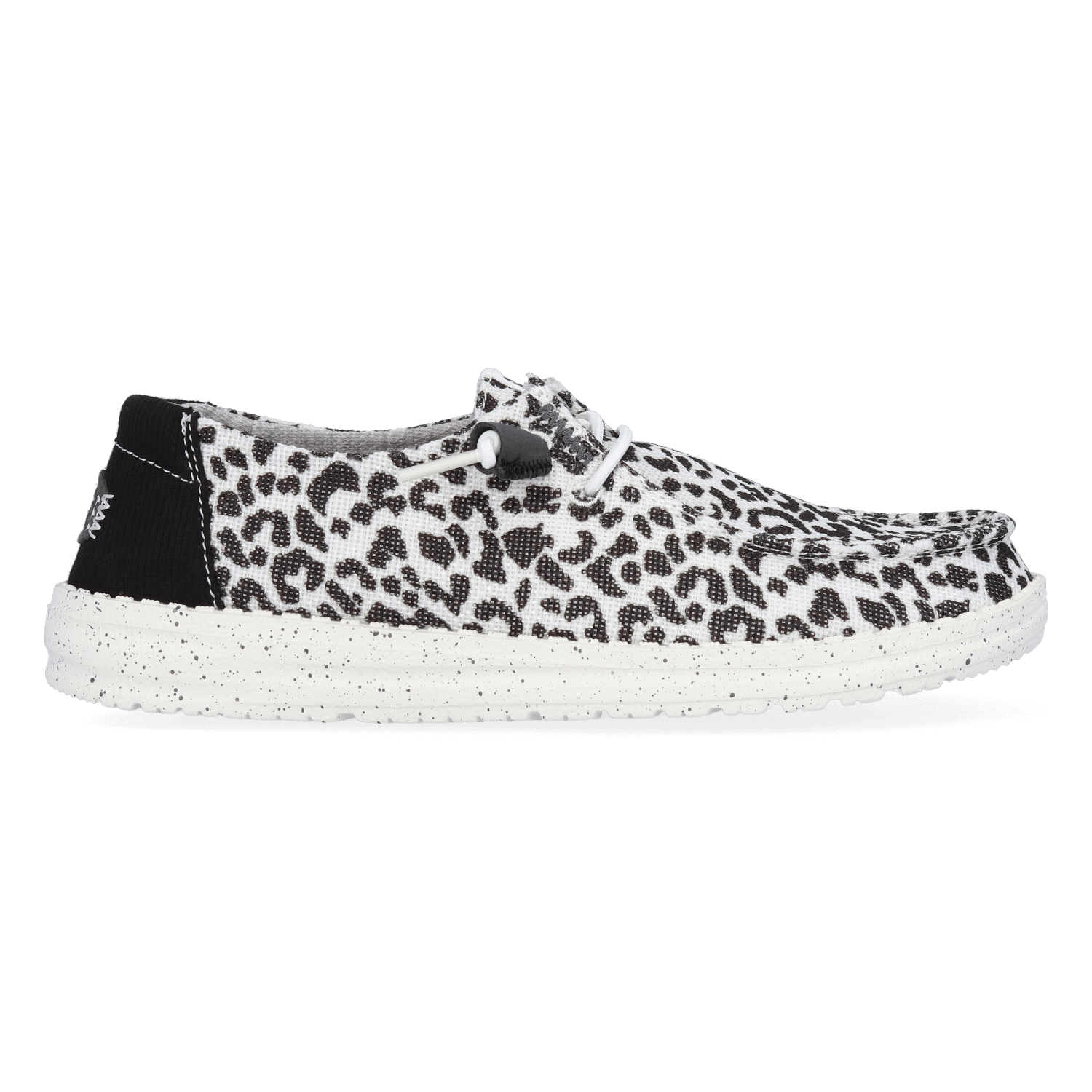 HEYDUDE Instappers Dames Wendy Zwart  Textiel