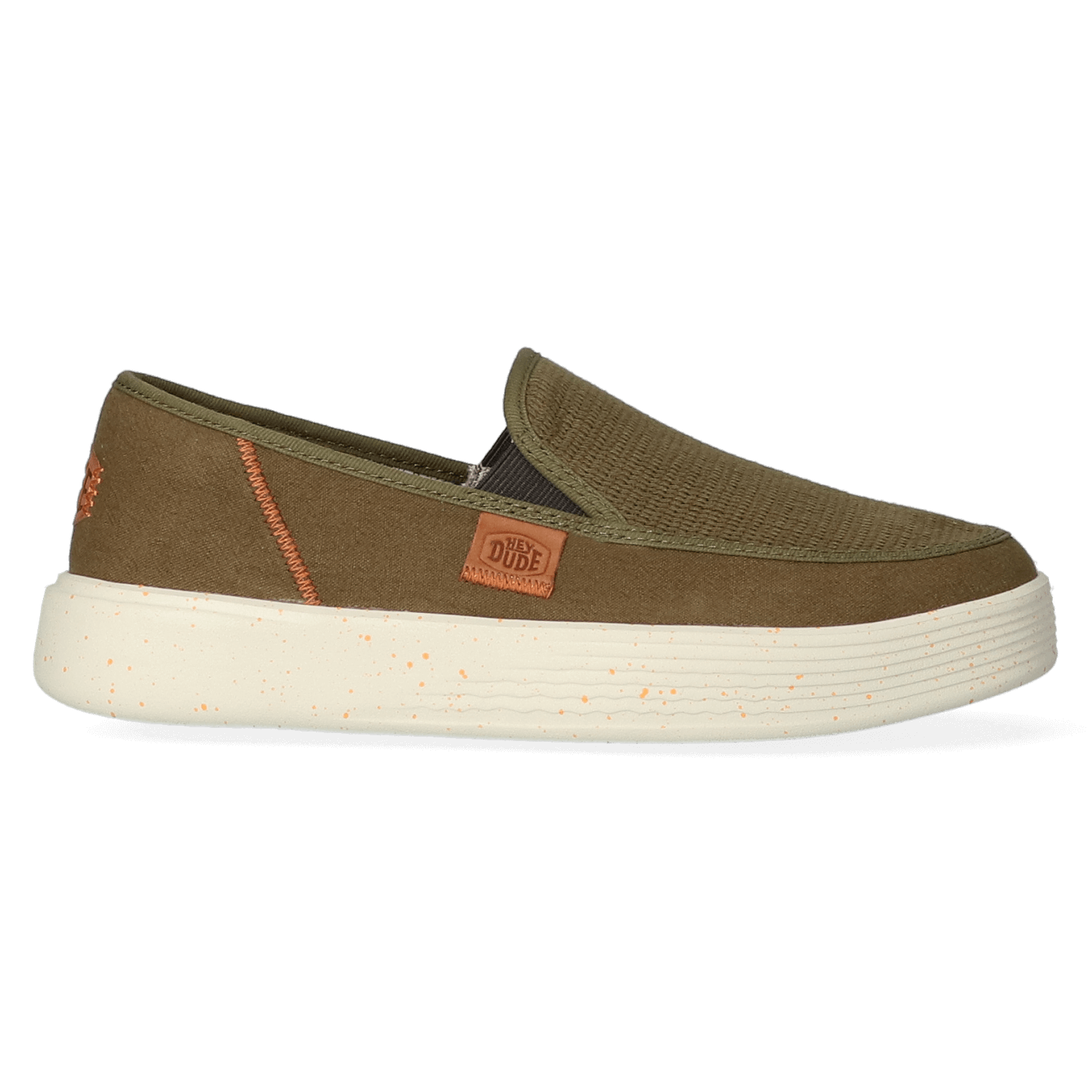 HEYDUDE Instappers Heren Sunapee Coastline Groen  Mesh