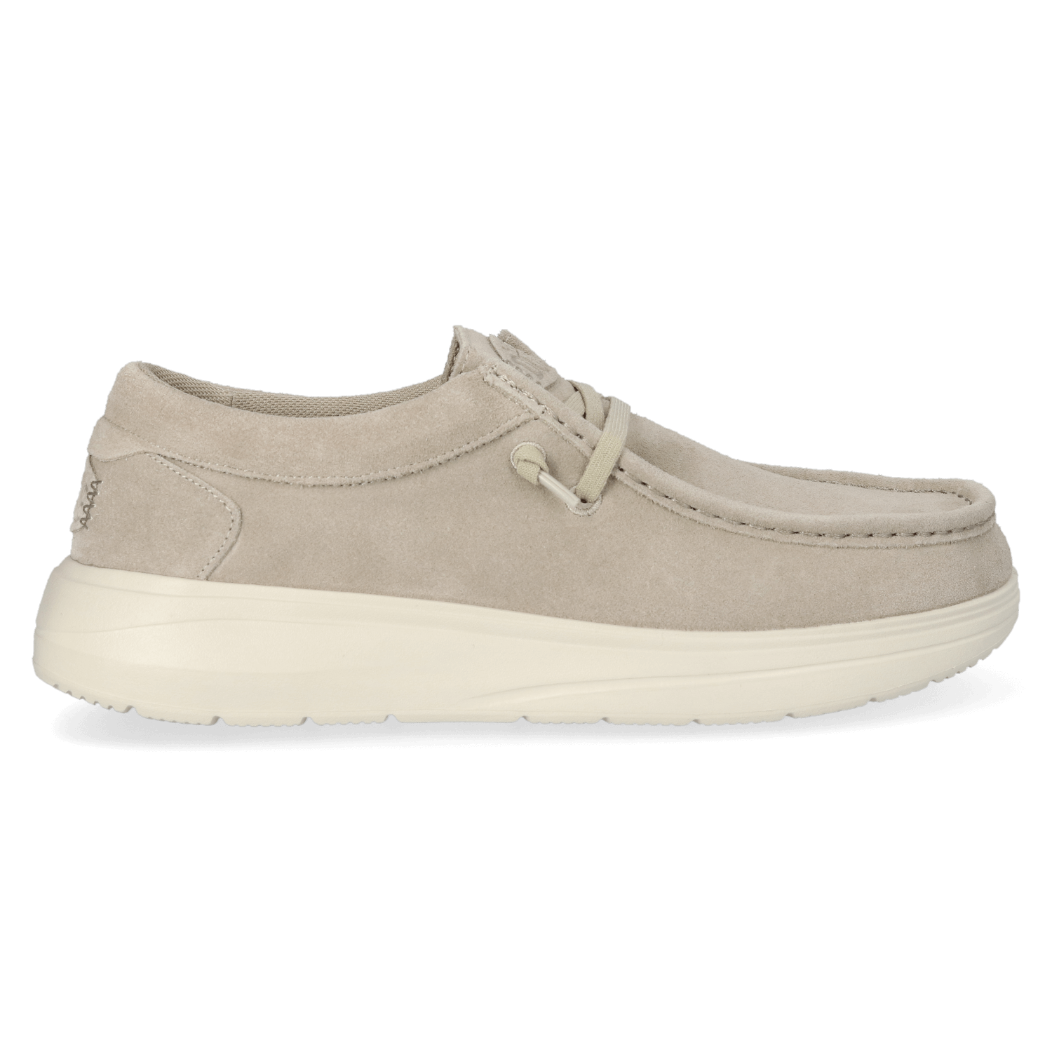 HEYDUDE Instappers Heren Wally Comf Suede Grijs  Su&egrave;de