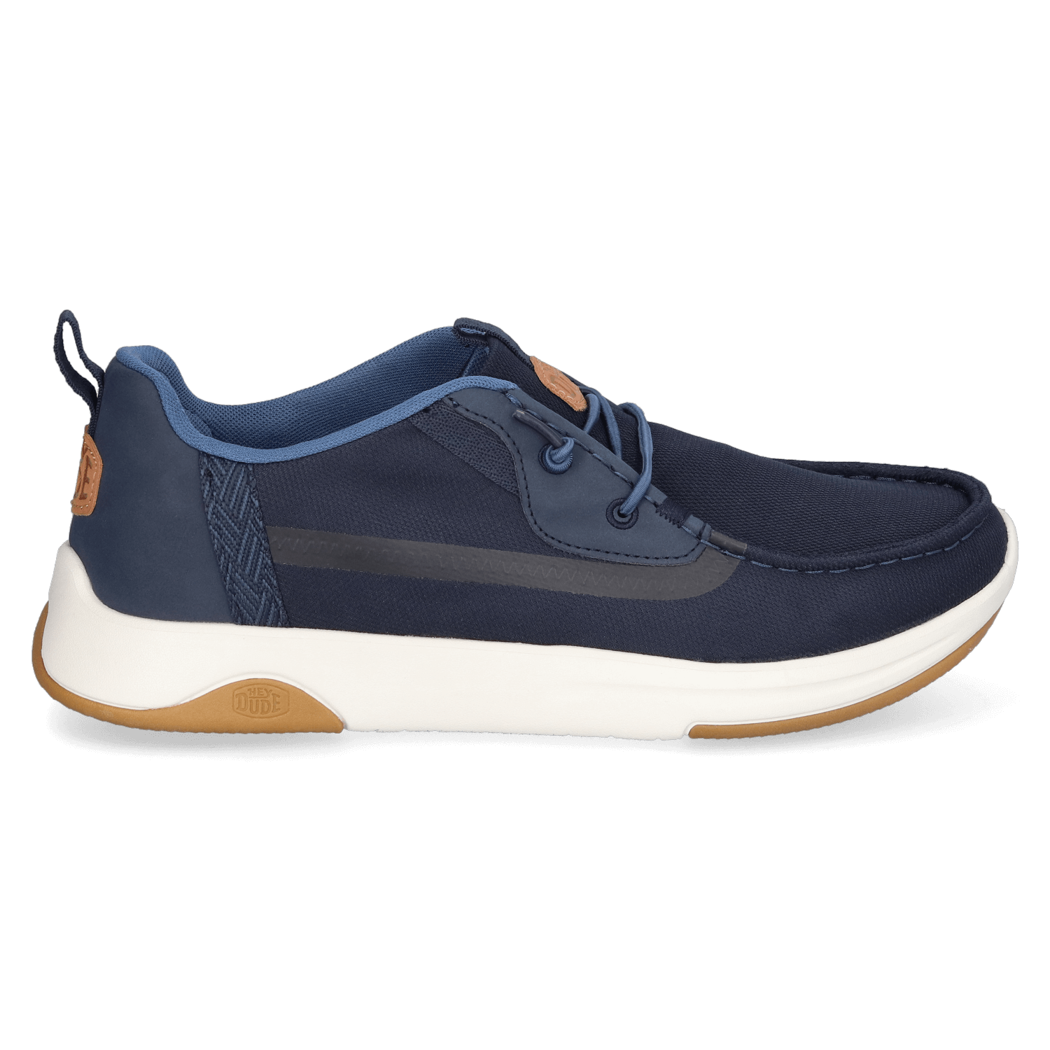 HEYDUDE Instappers Heren Wally Drift Mesh Blauw  Textiel