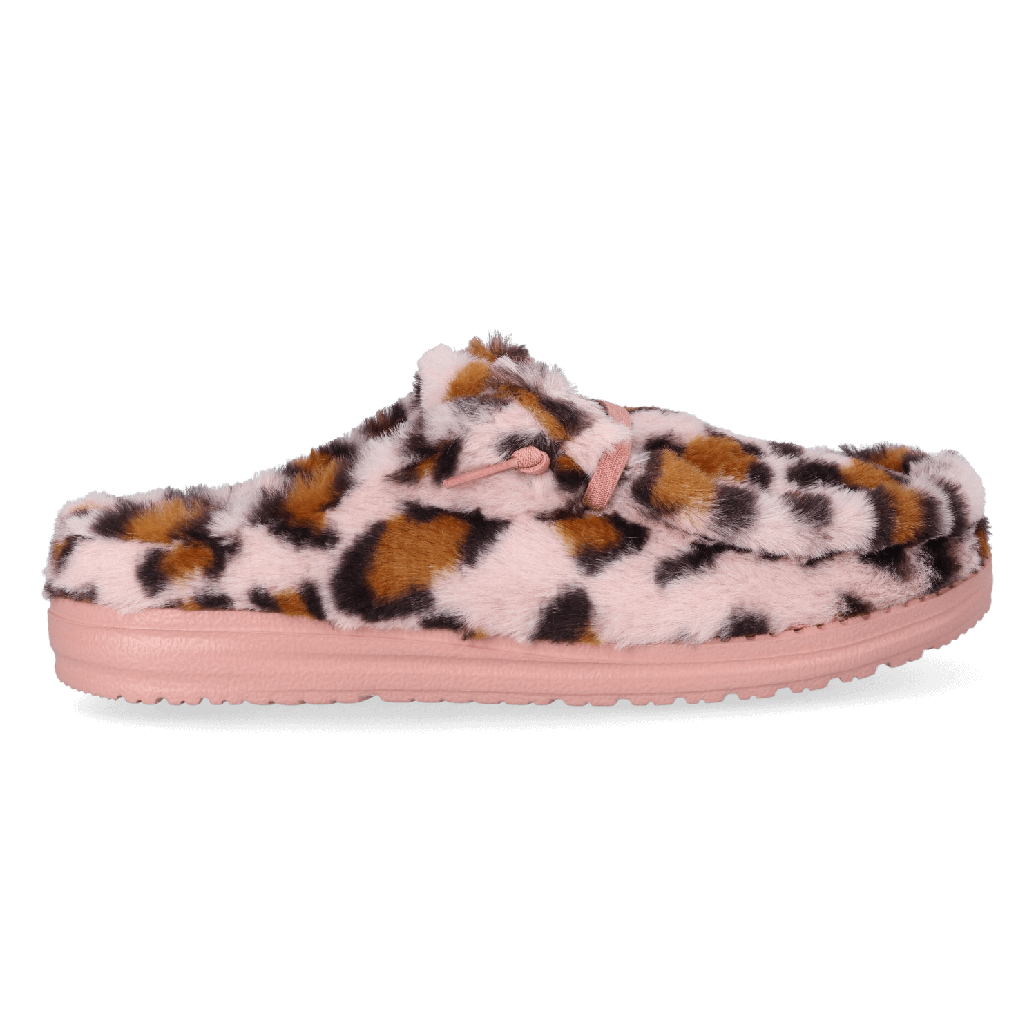 HEYDUDE Pantoffels Dames Wendy Slipper Leo Fur Roze  Imitatievacht