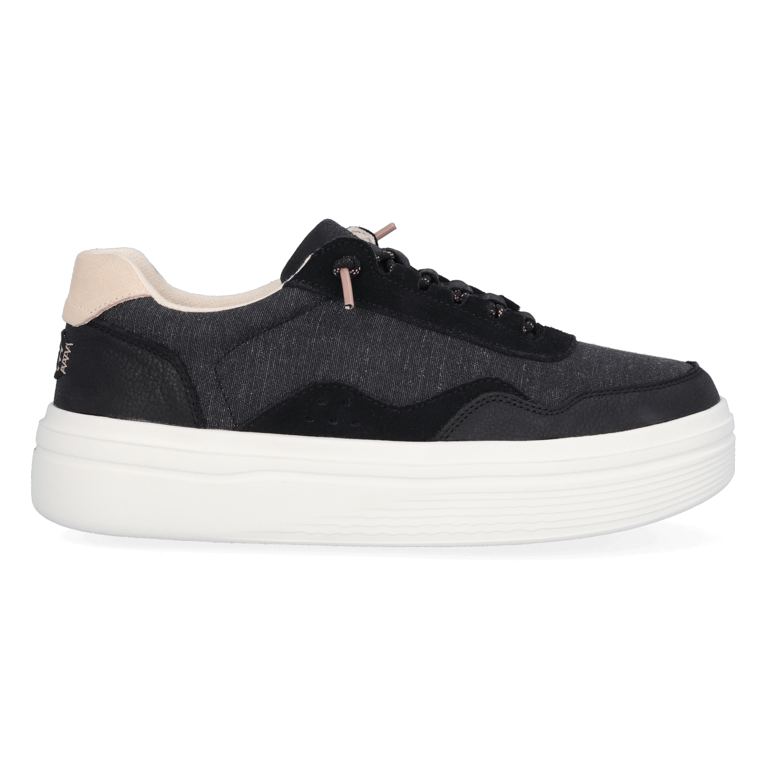 HEYDUDE Sneakers Dames Hudson Lift Sport Zwart  Textiel