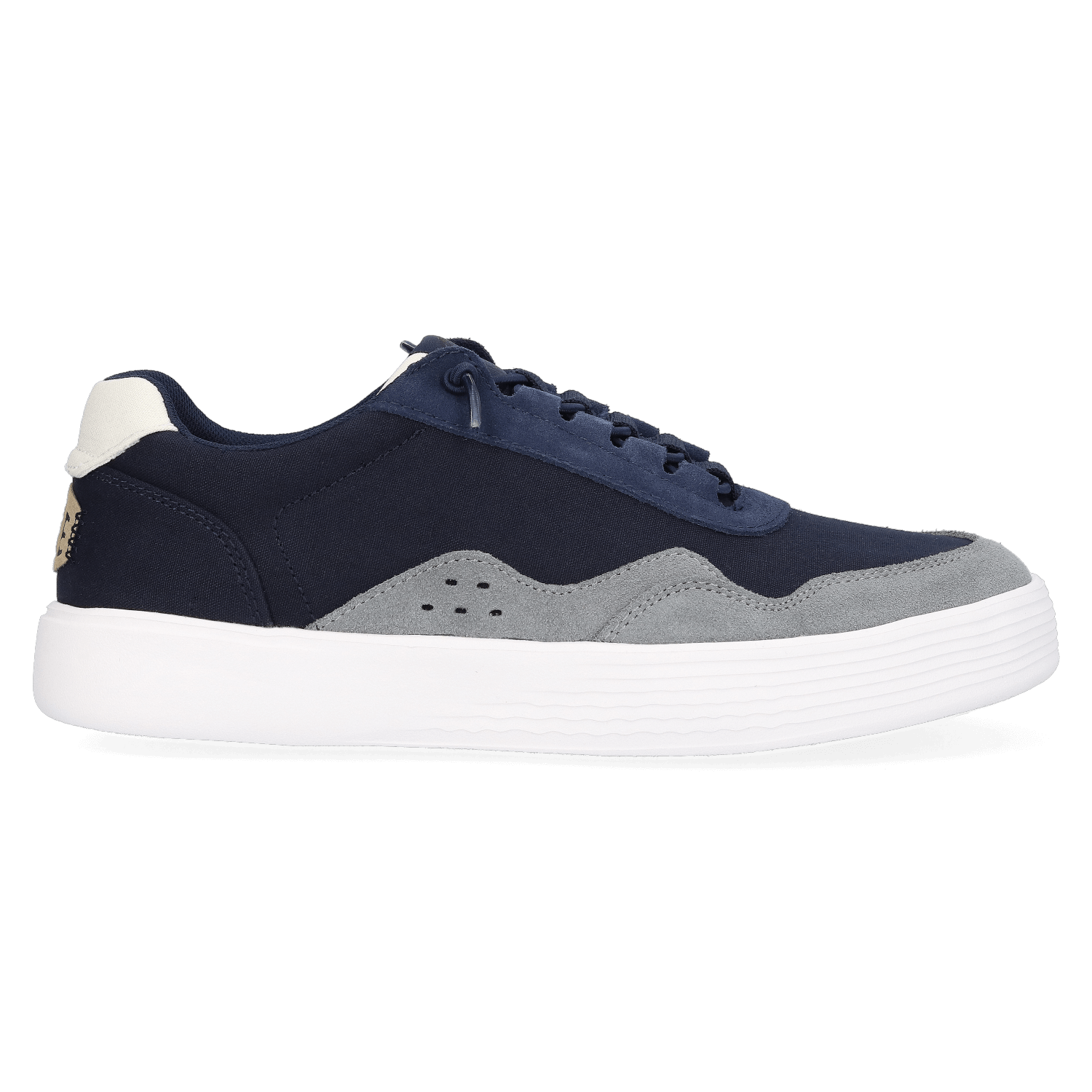 HEYDUDE Sneakers Heren Hudson Canvas Blauw  Su&egrave;de