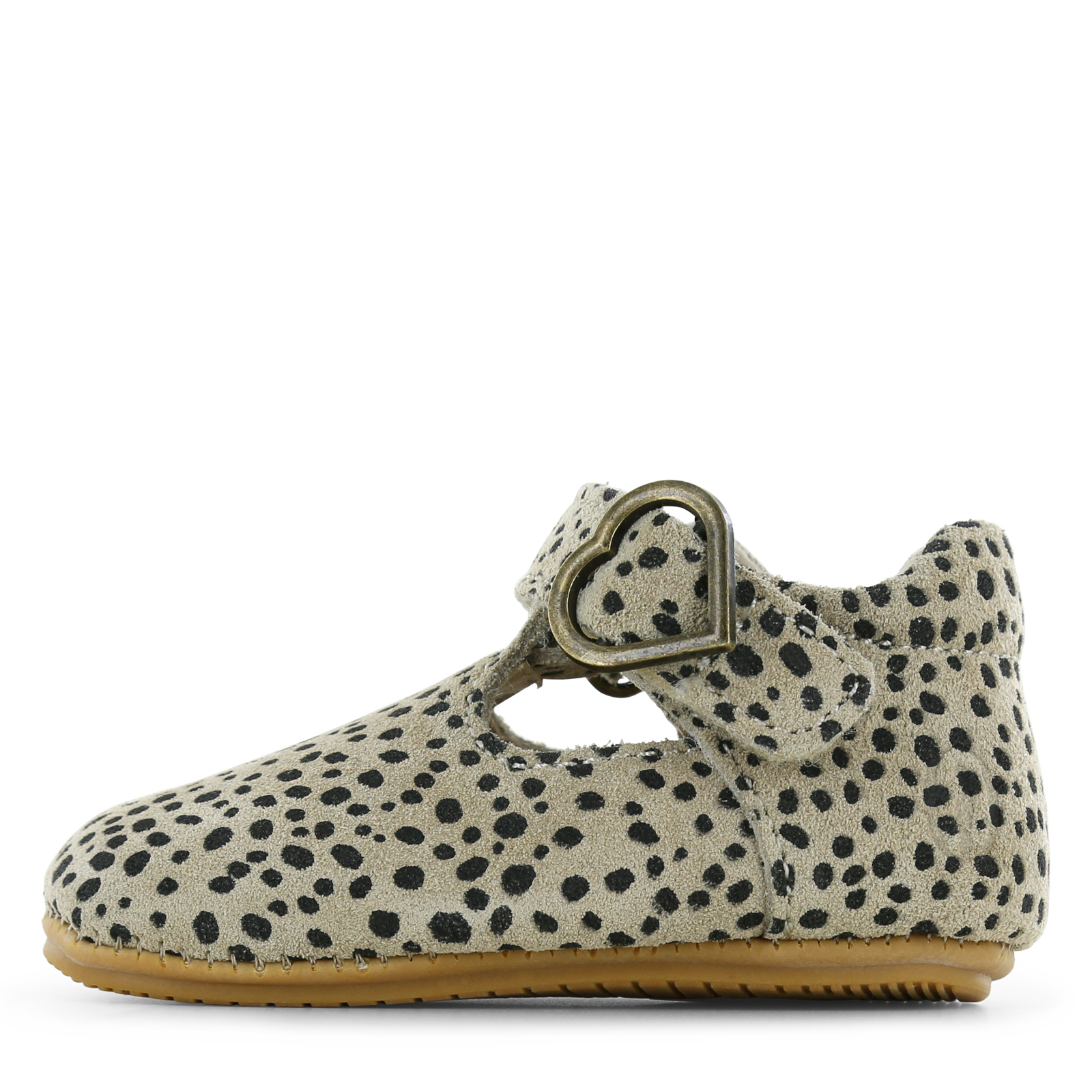 Shoesme BABY-PROOF&reg; T-band schoentje met dots Meisjes | Su&egrave;de | Maat 18