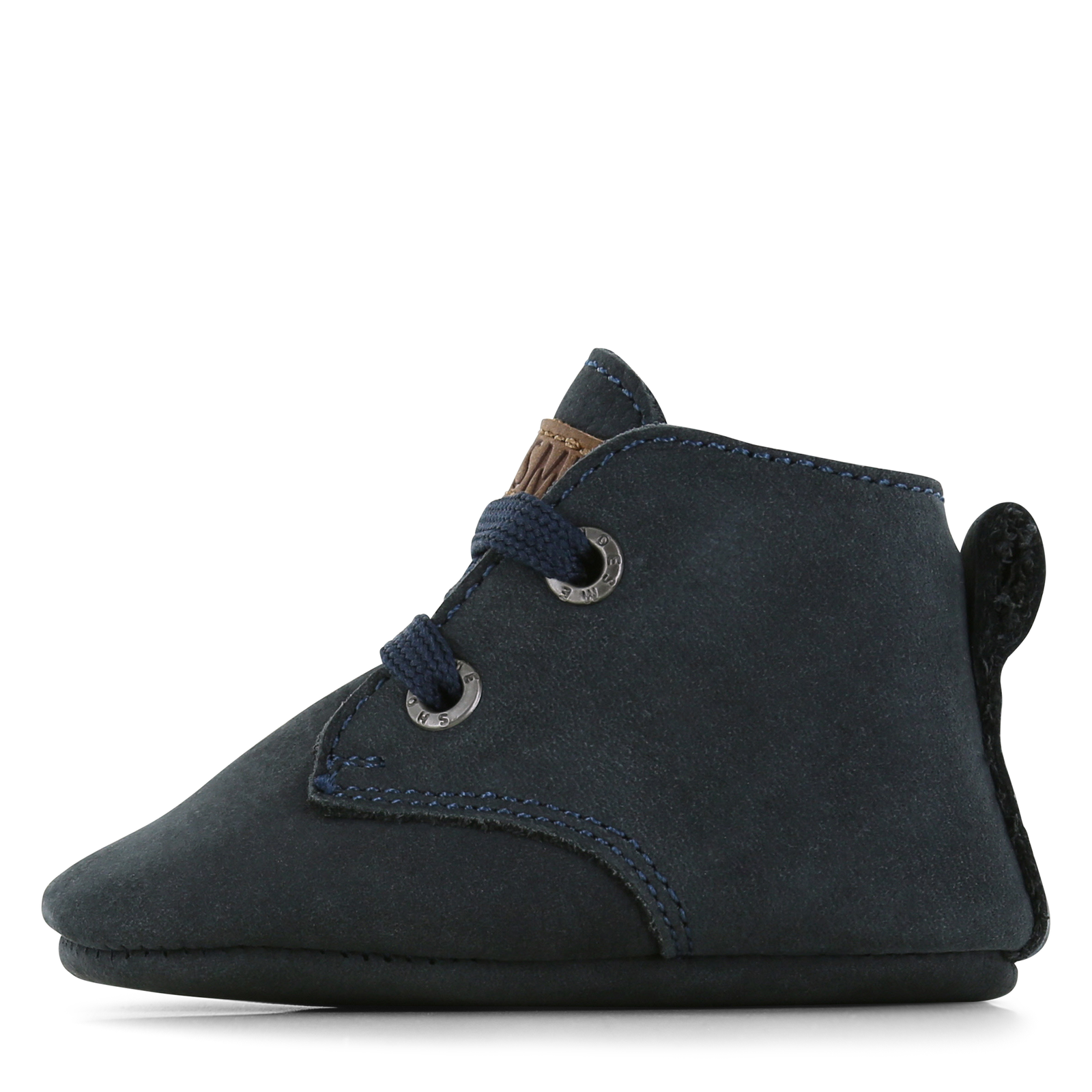 Shoesme Newborn donkerblauw leren slofje Uni | Maat 21/22