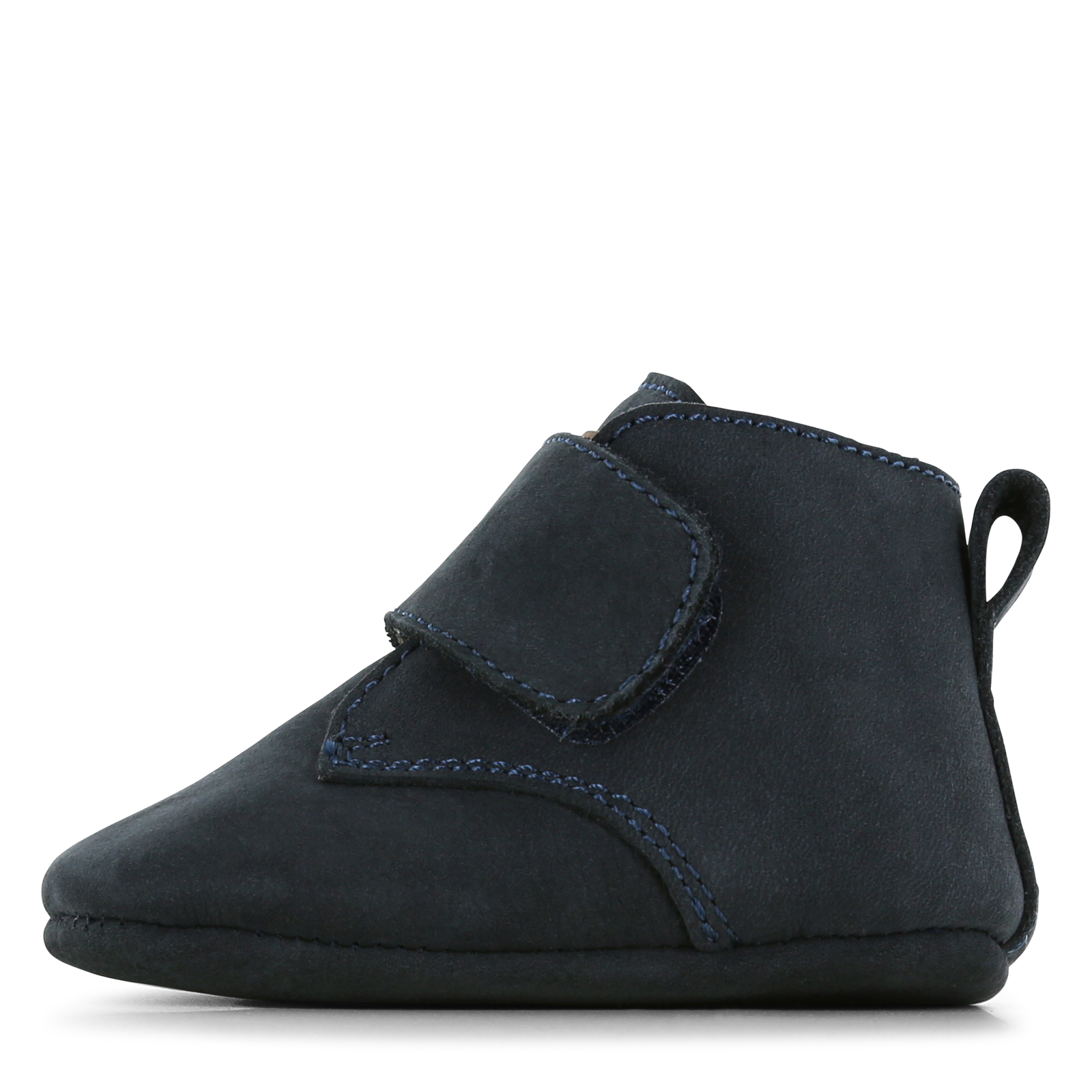 Shoesme Newborn donkerblauw slofje klittenband Jongens | Maat 21/22
