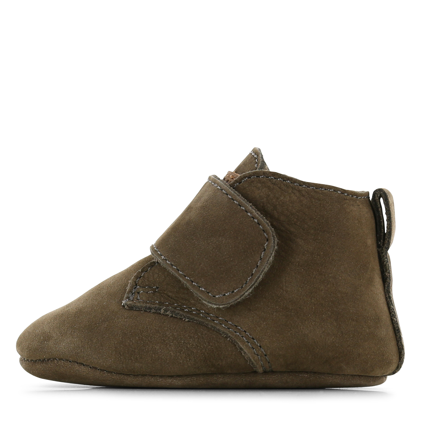 Shoesme Newborn groen slofje klittenband Jongens | Maat 21/22