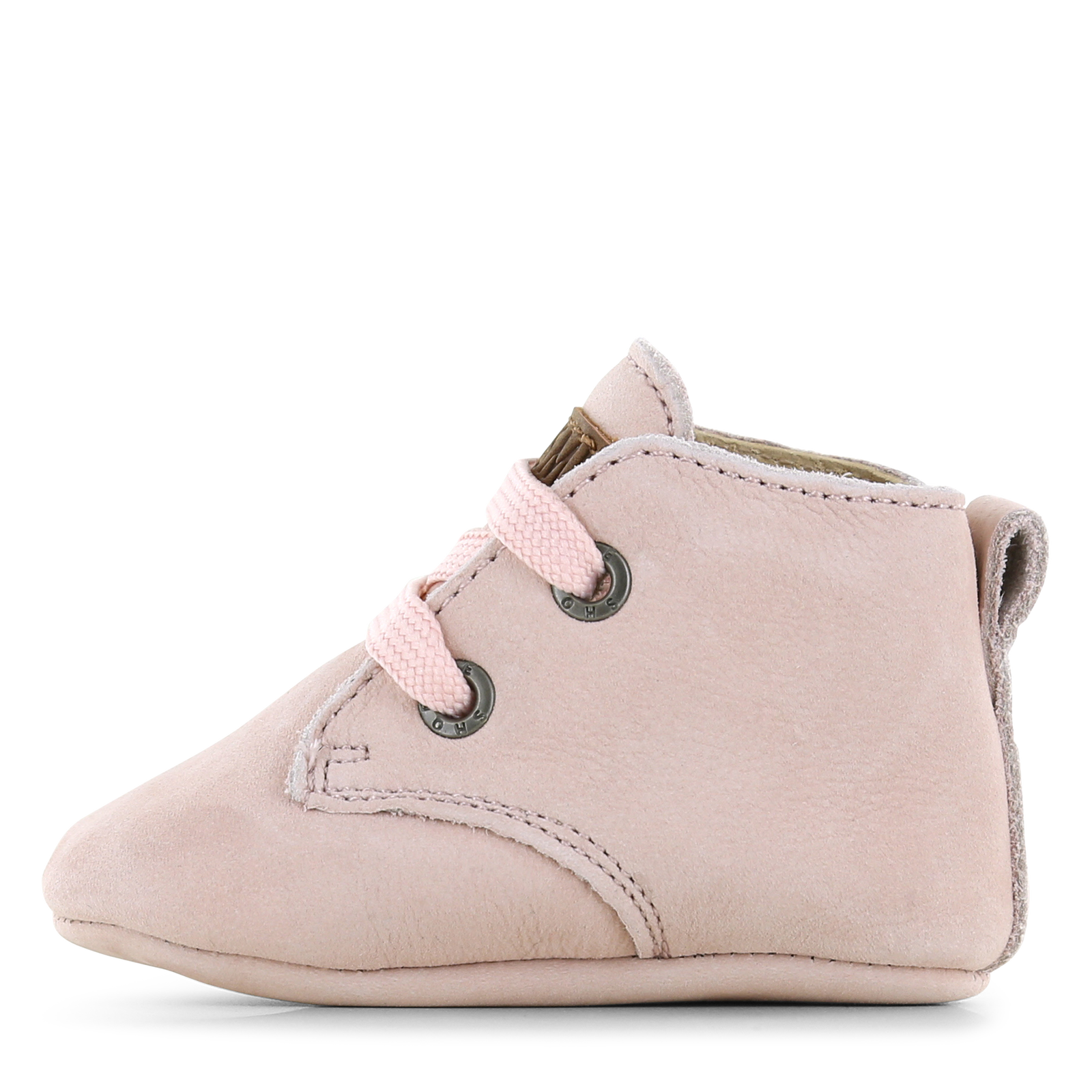 Shoesme Newborn roze leren slofje Meisjes | Leer | Maat 17/18