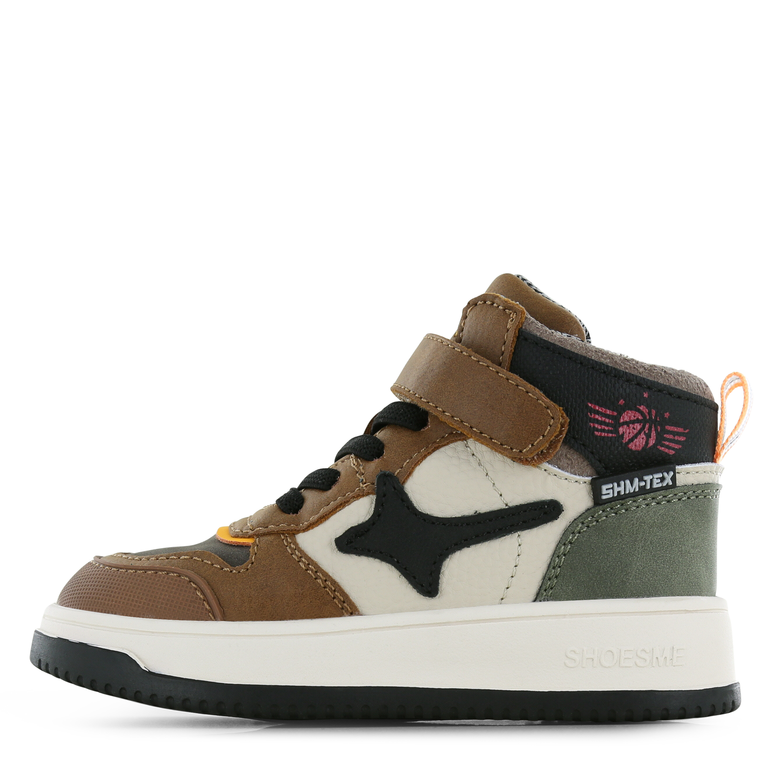 Shoesme Water-Proof cognac sneaker Jongens | Microfiber leer | Maat 28