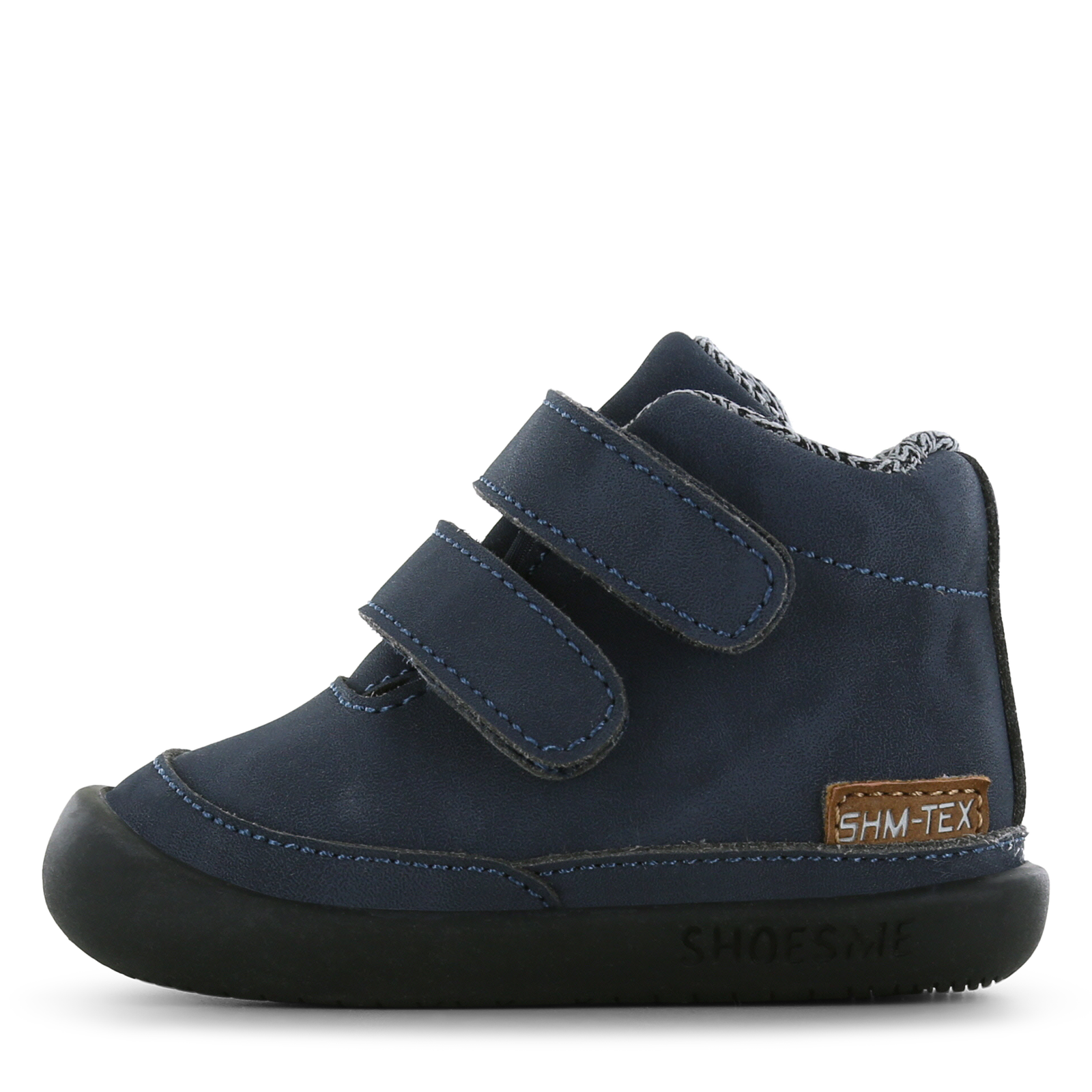 Shoesme Water-Proof donkerblauwe bootie Jongens | Microfiber leer | Maat 21