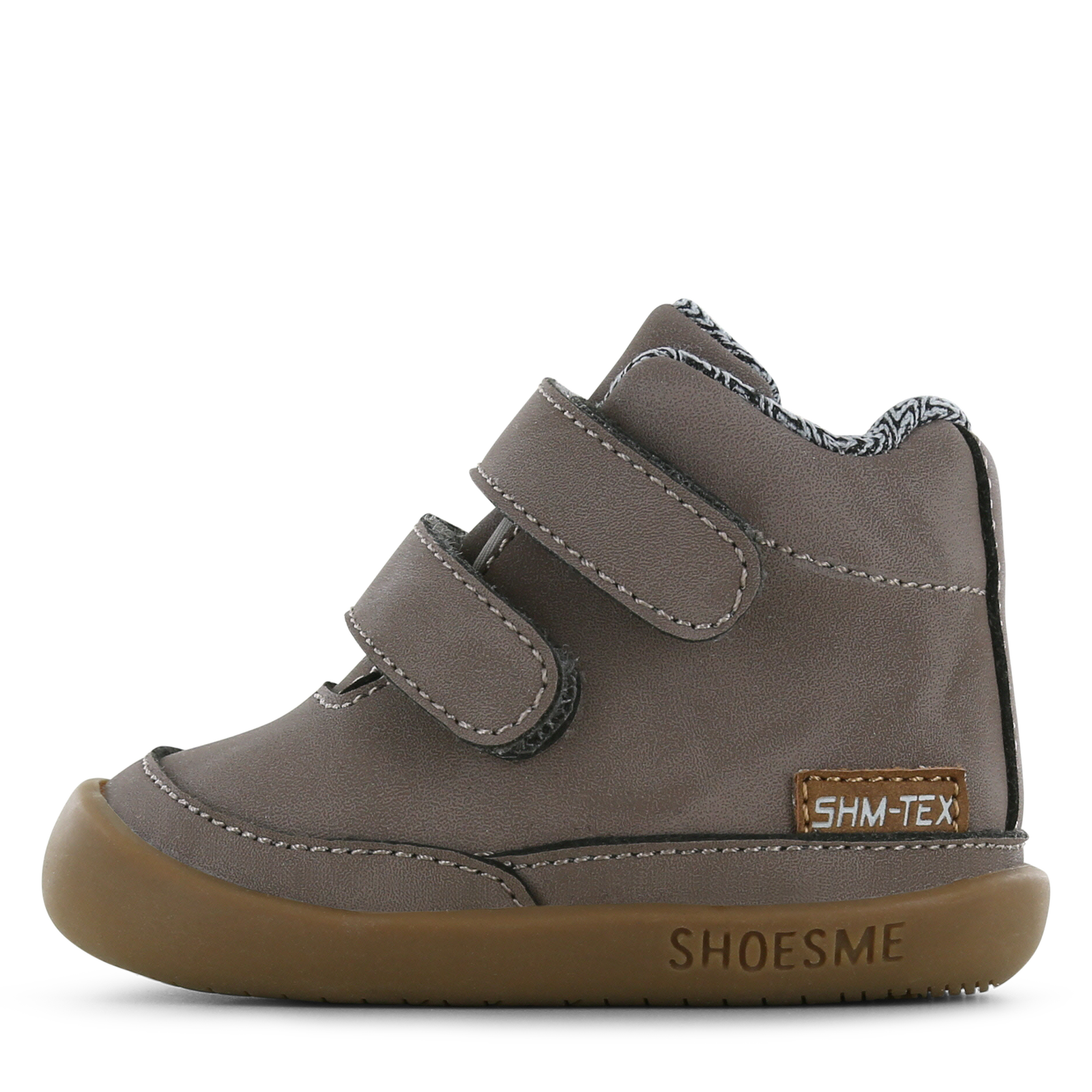 Shoesme Water-Proof grijze bootie Jongens | Microfiber leer | Maat 21