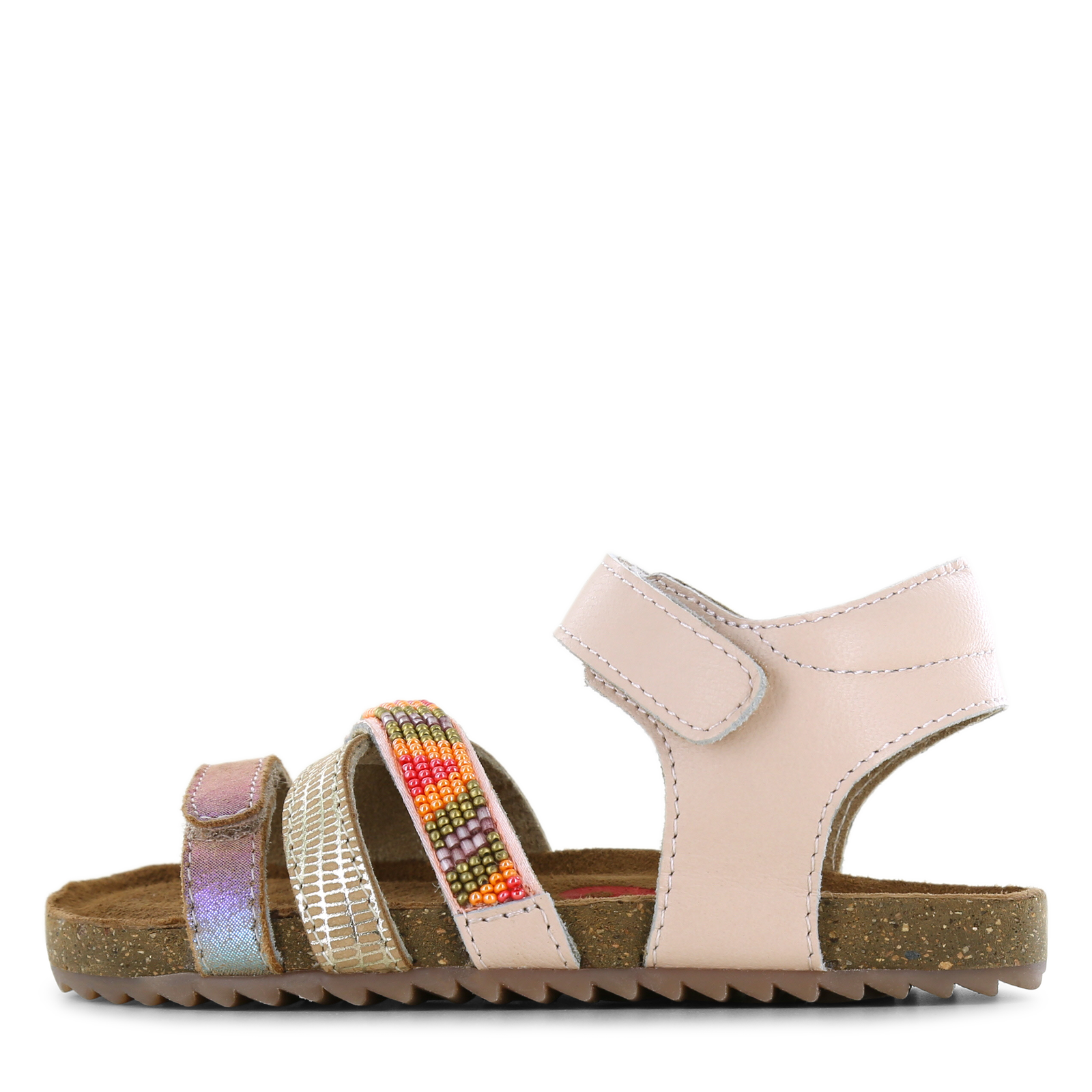 Shoesme beige sandaal Meisjes | Leer/Metallic | Maat 35