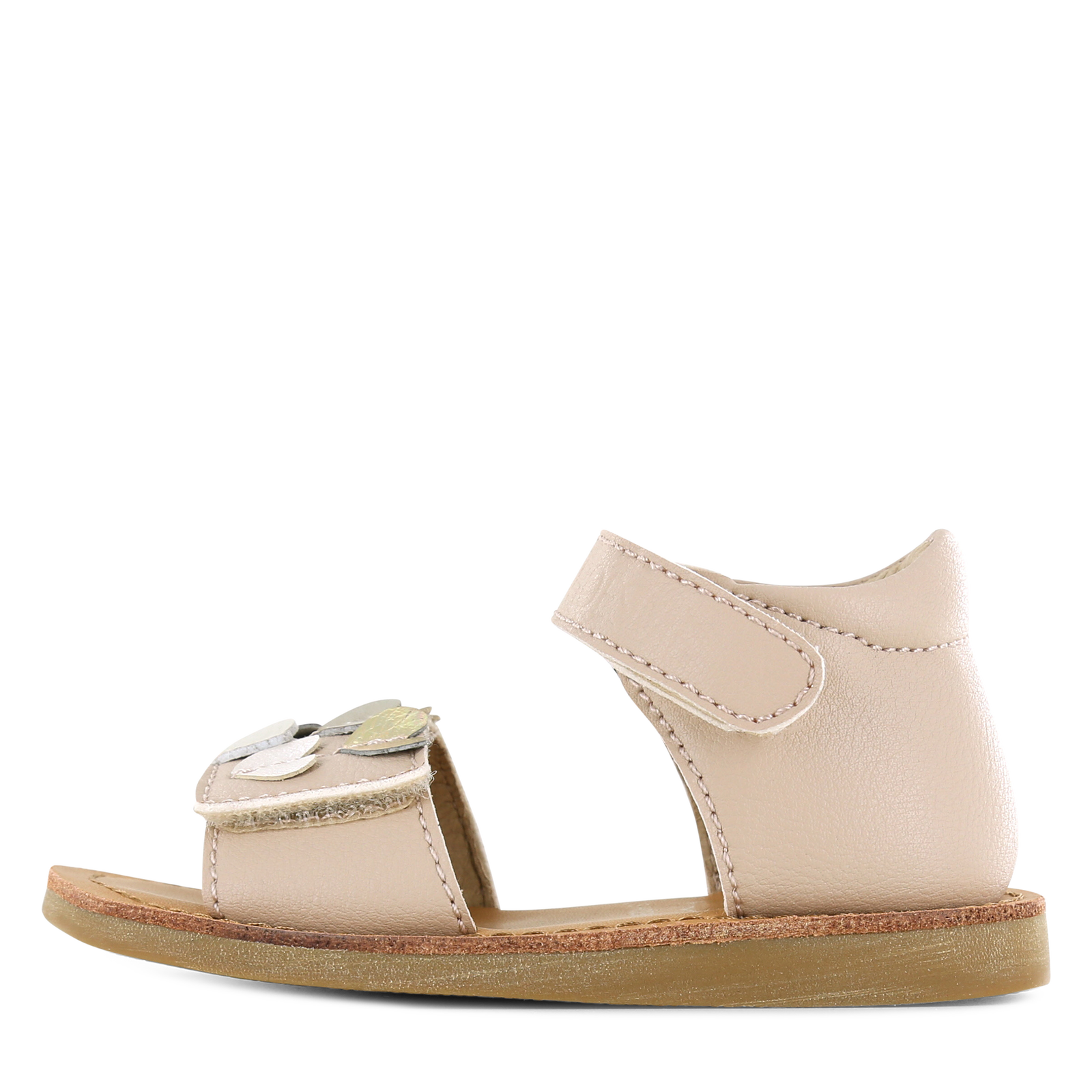 Shoesme beige sandaal met hartjes Meisjes | Leer/Microleer | Maat 30