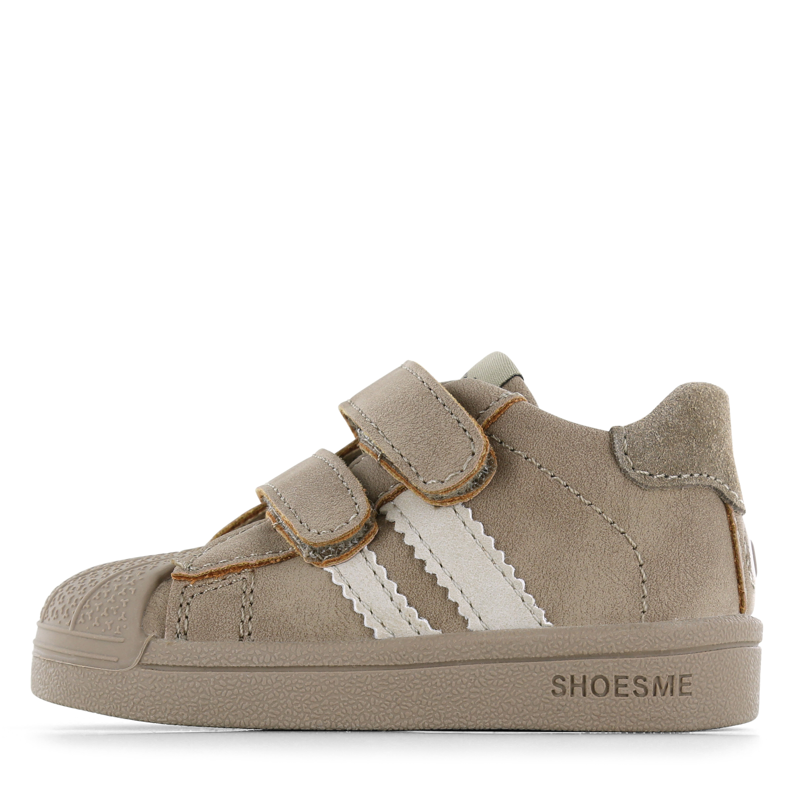Shoesme beige sneakertje met stootneus Uni | Microleer | Maat 26