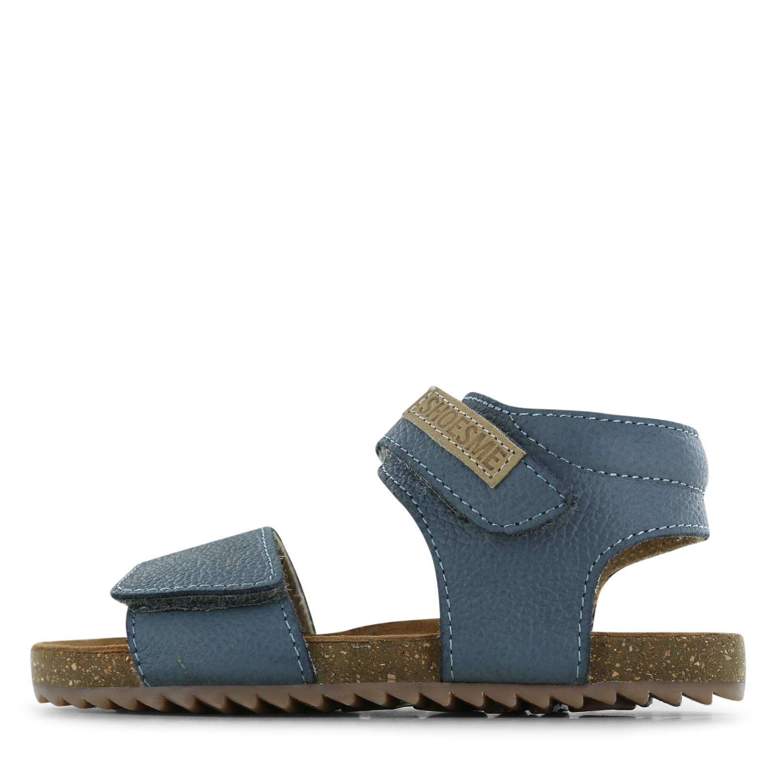 Shoesme blauwe sandaal met brede band Uni | Leer | Maat 28