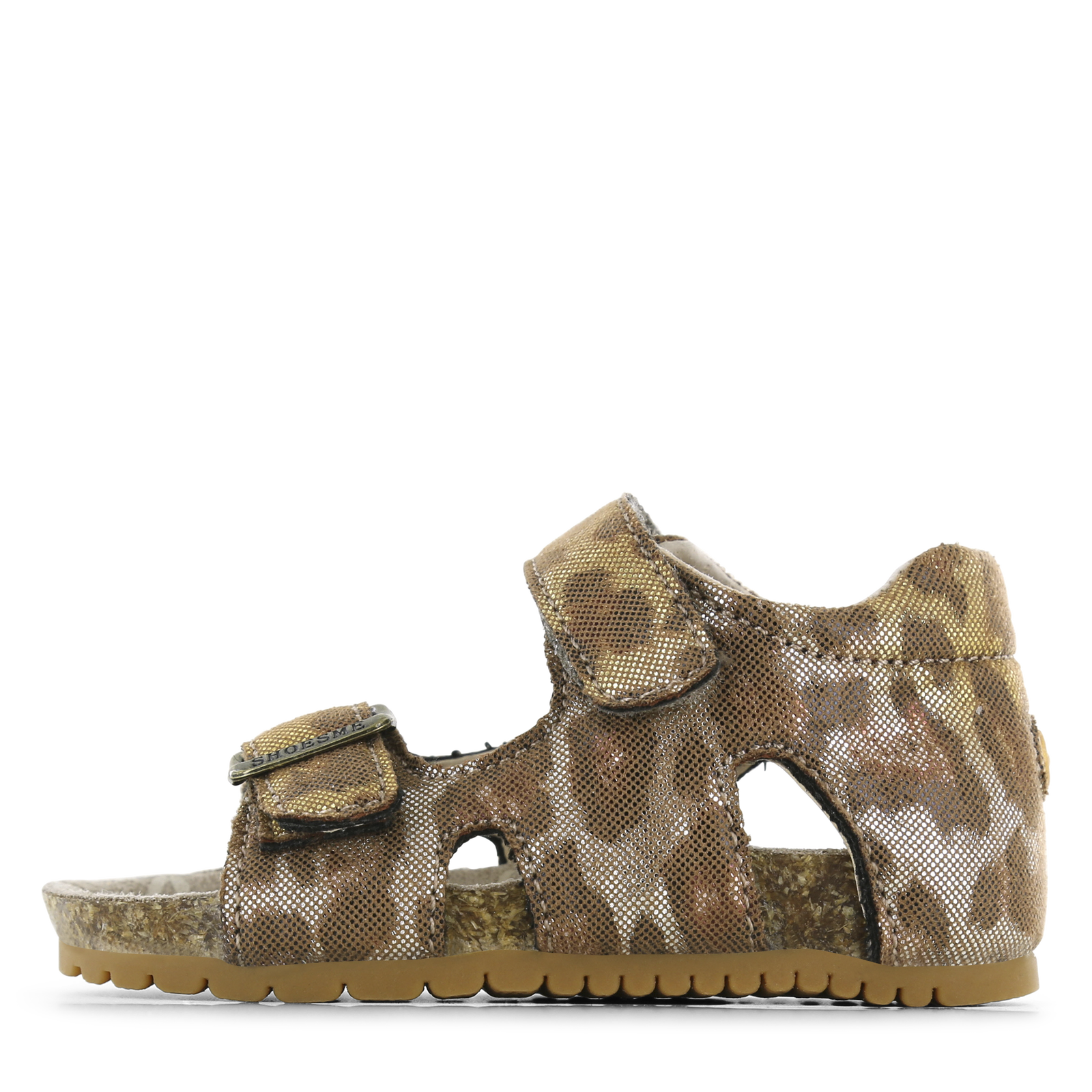 Shoesme bruin sandaaltje met luipaardprint Meisjes | Microleer | Maat 27