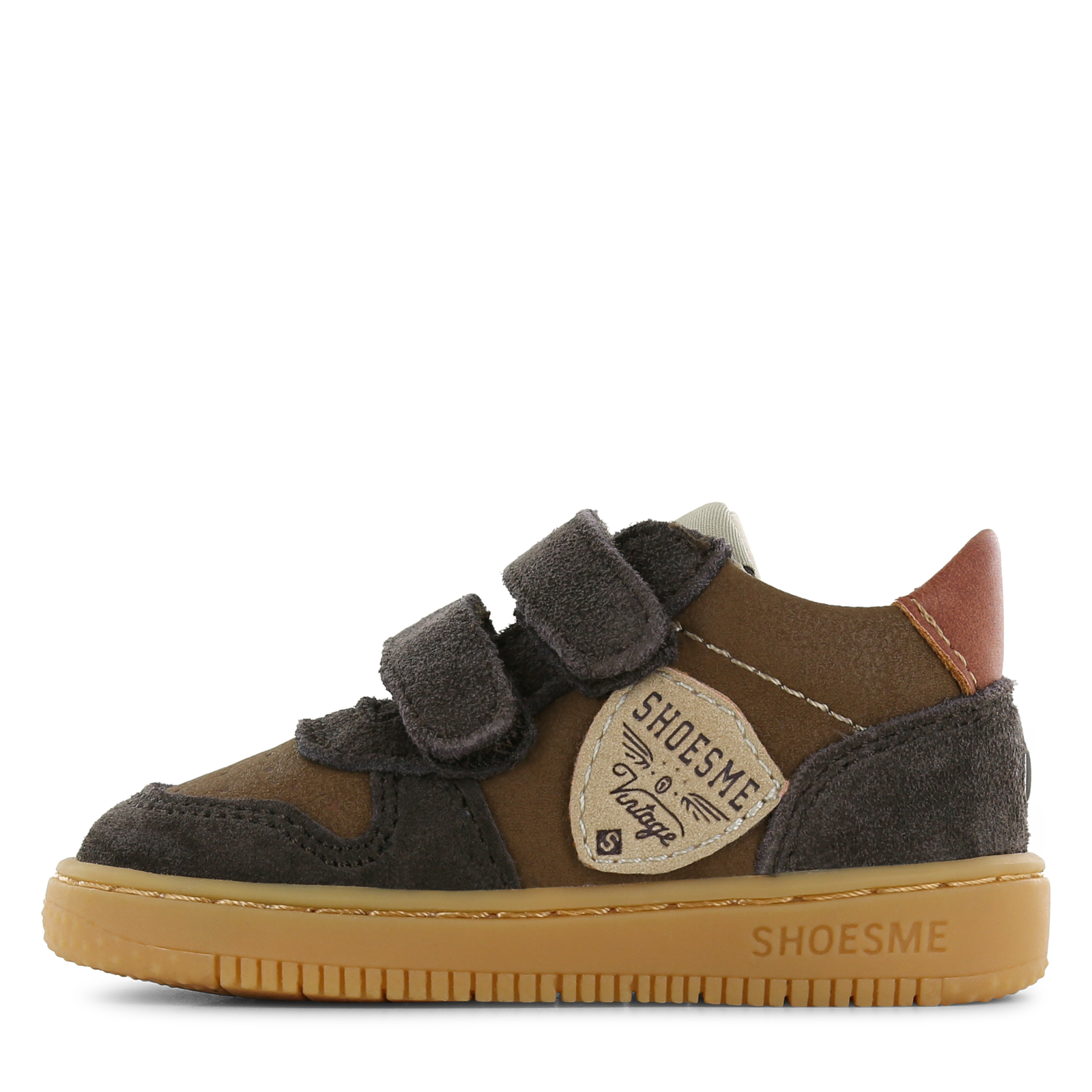 Shoesme bruin sneakertje Jongens | Microfiber nubuck/Su&egrave;de | Maat 24