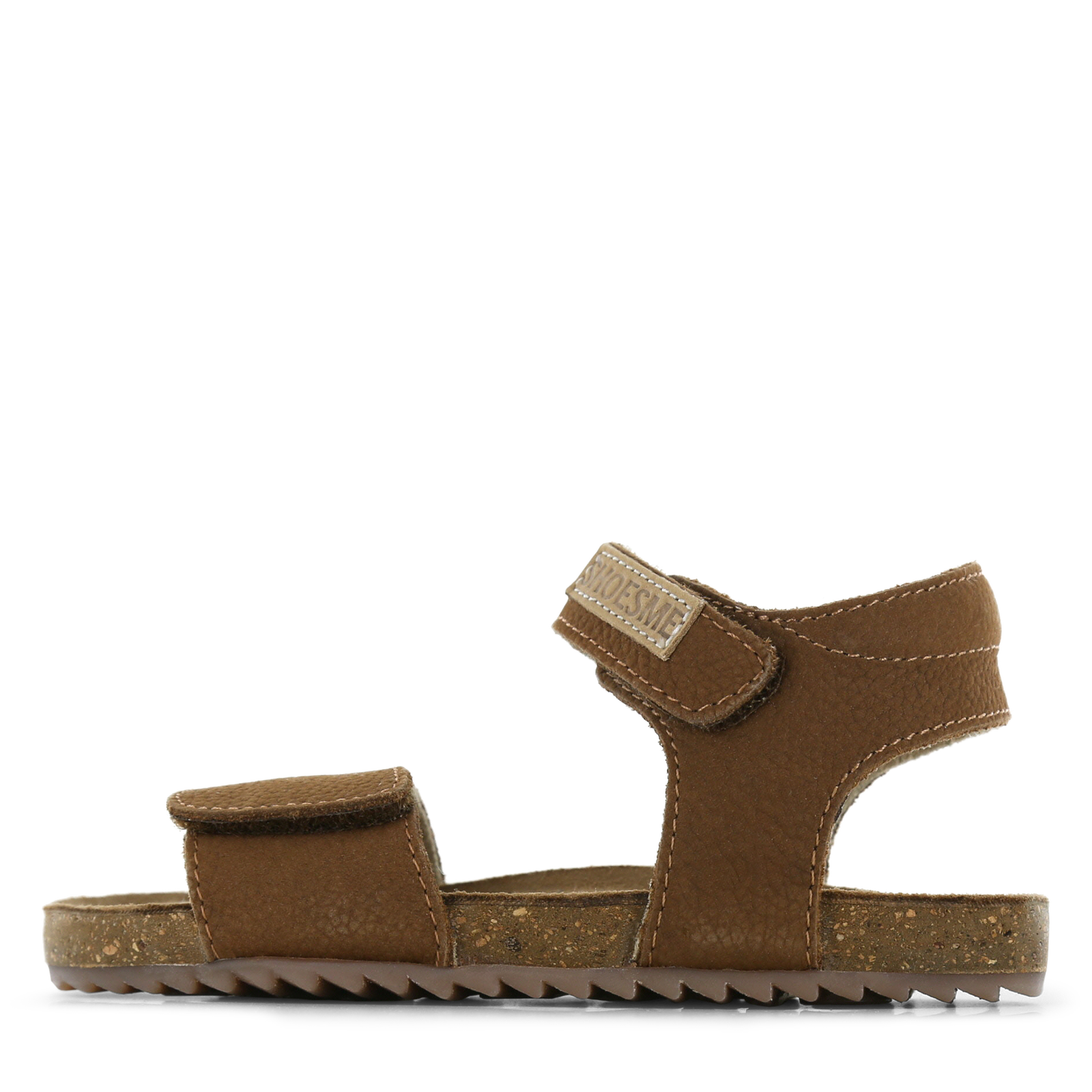 Shoesme bruine sandaal met brede band Uni | Leer | Maat 29