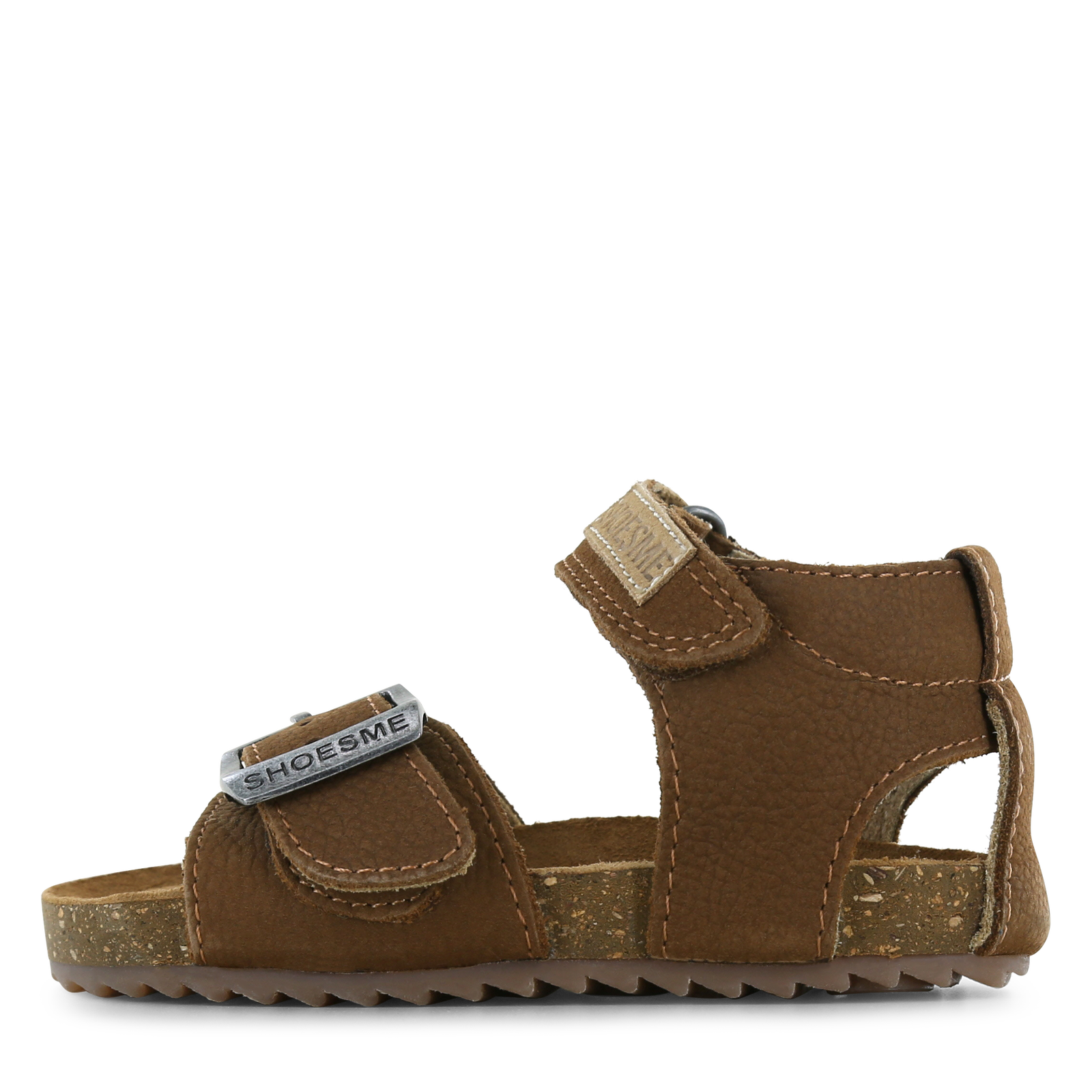 Shoesme bruine sandaal met gesp Uni | Leer | Maat 30