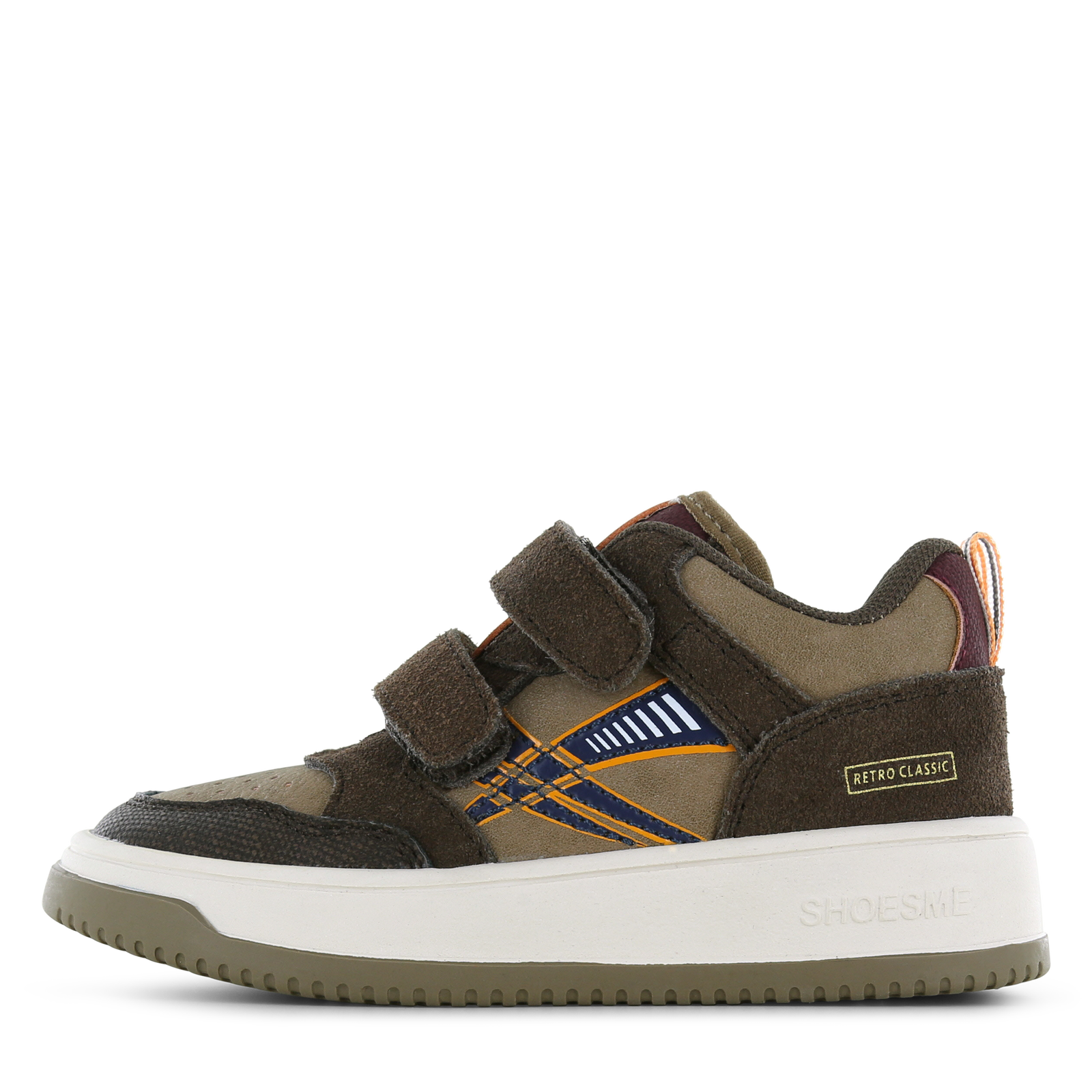 Shoesme bruine sneaker Jongens | Microfiber leer/Su&egrave;de | Maat 33