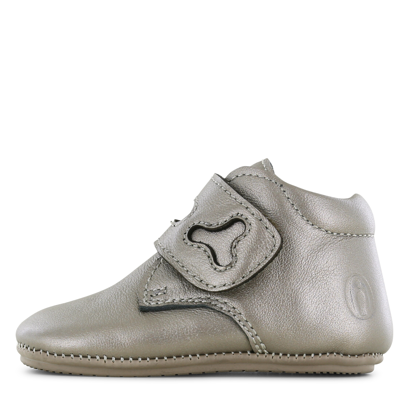 Shoesme champagne BABY-PROOF&reg; schoentje Meisjes | Leer/Metallic | Maat 22