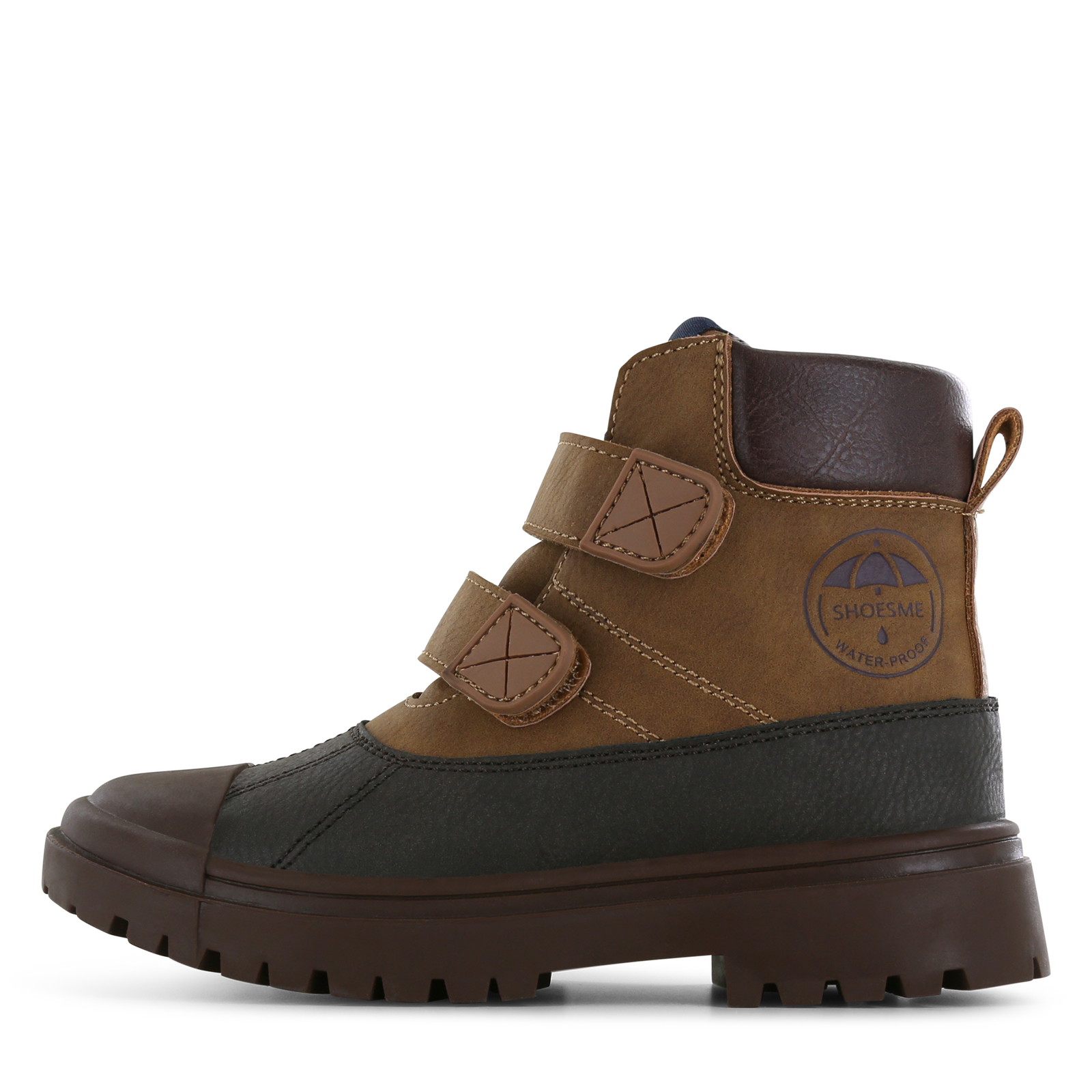 Shoesme cognac Water-Proof boot Jongens | Microfiber nubuck | Maat 35