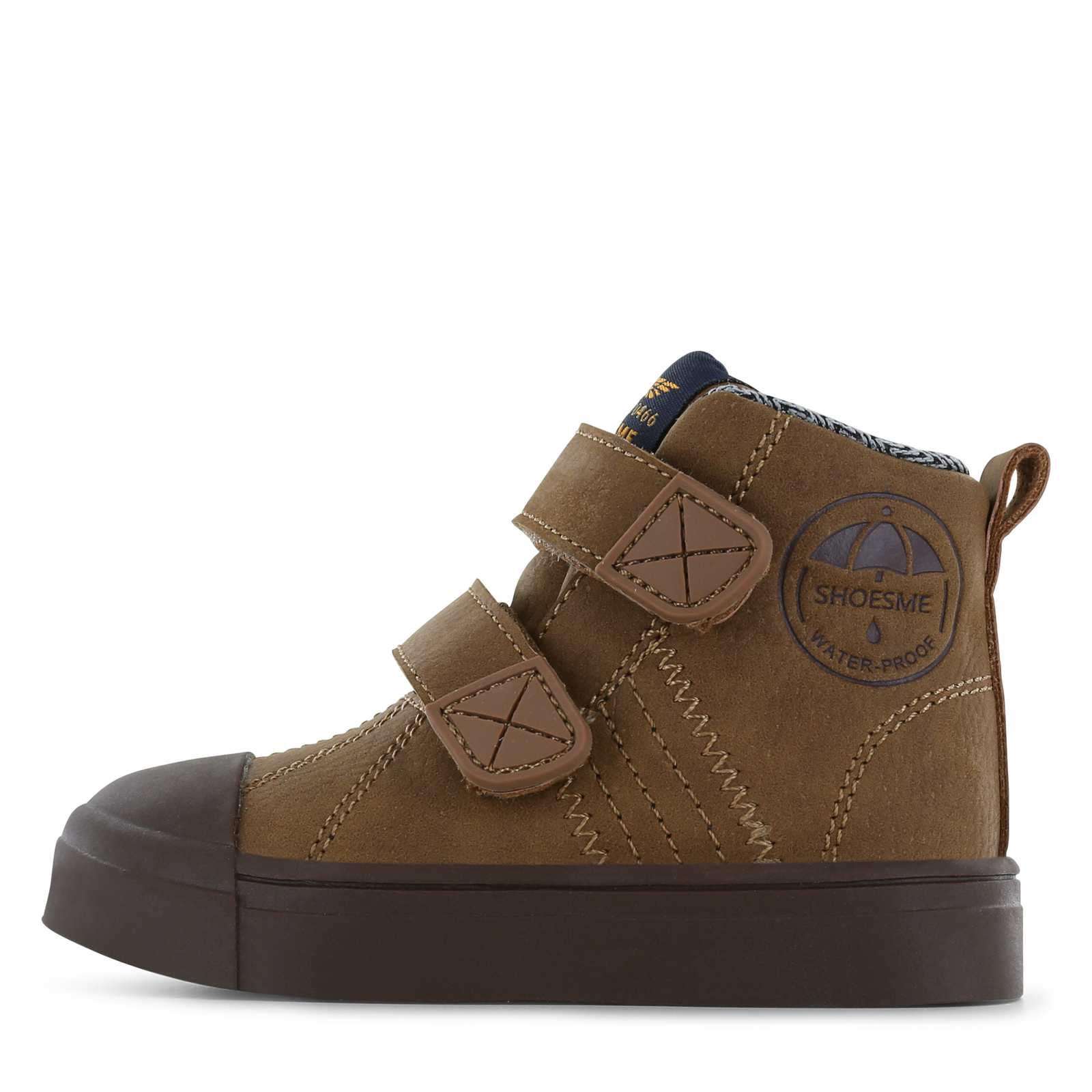 Shoesme cognac Water-Proof bootie Jongens | Microfiber nubuck | Maat 35