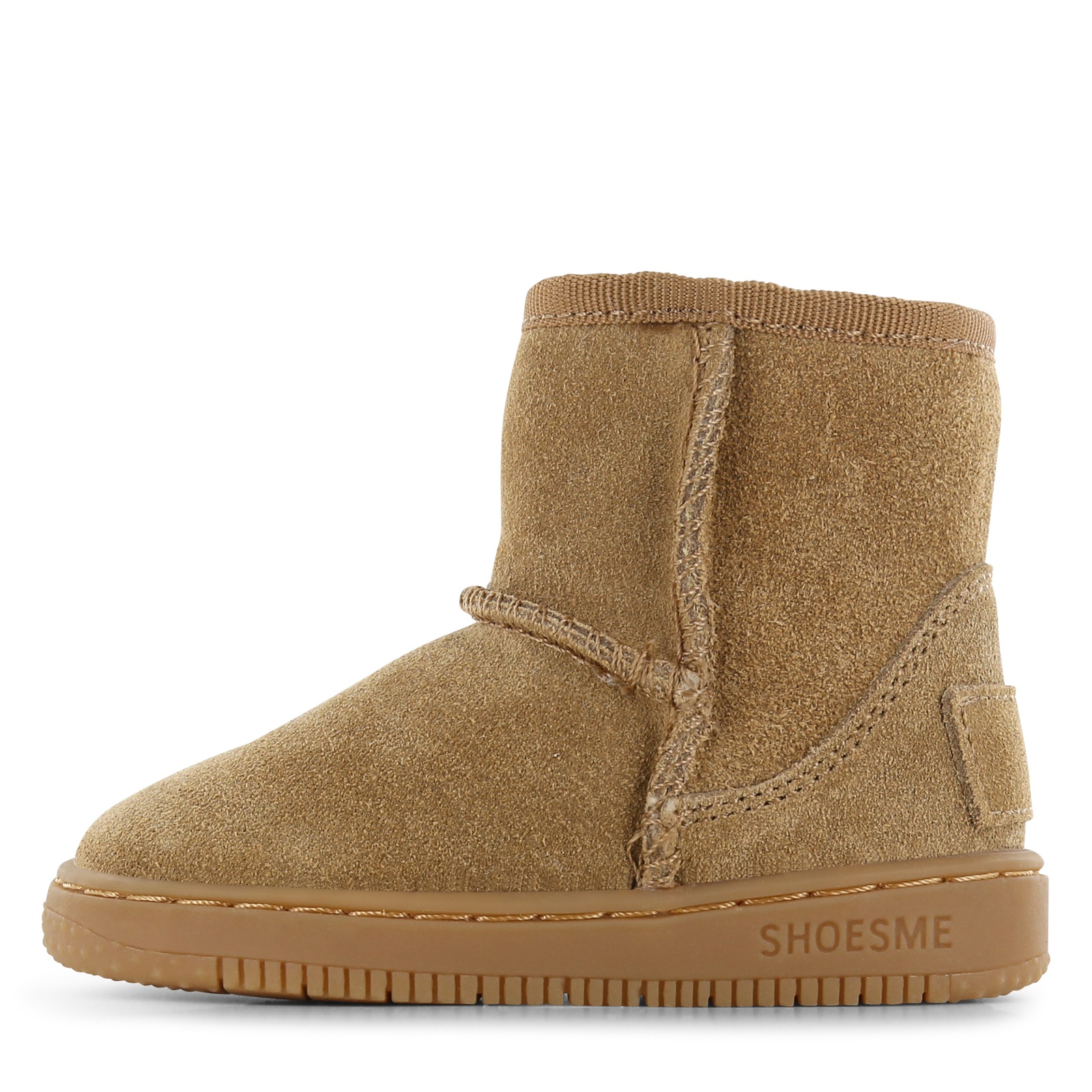 Shoesme cognac bootie met fluffy voering Uni | Lammy | Maat 18