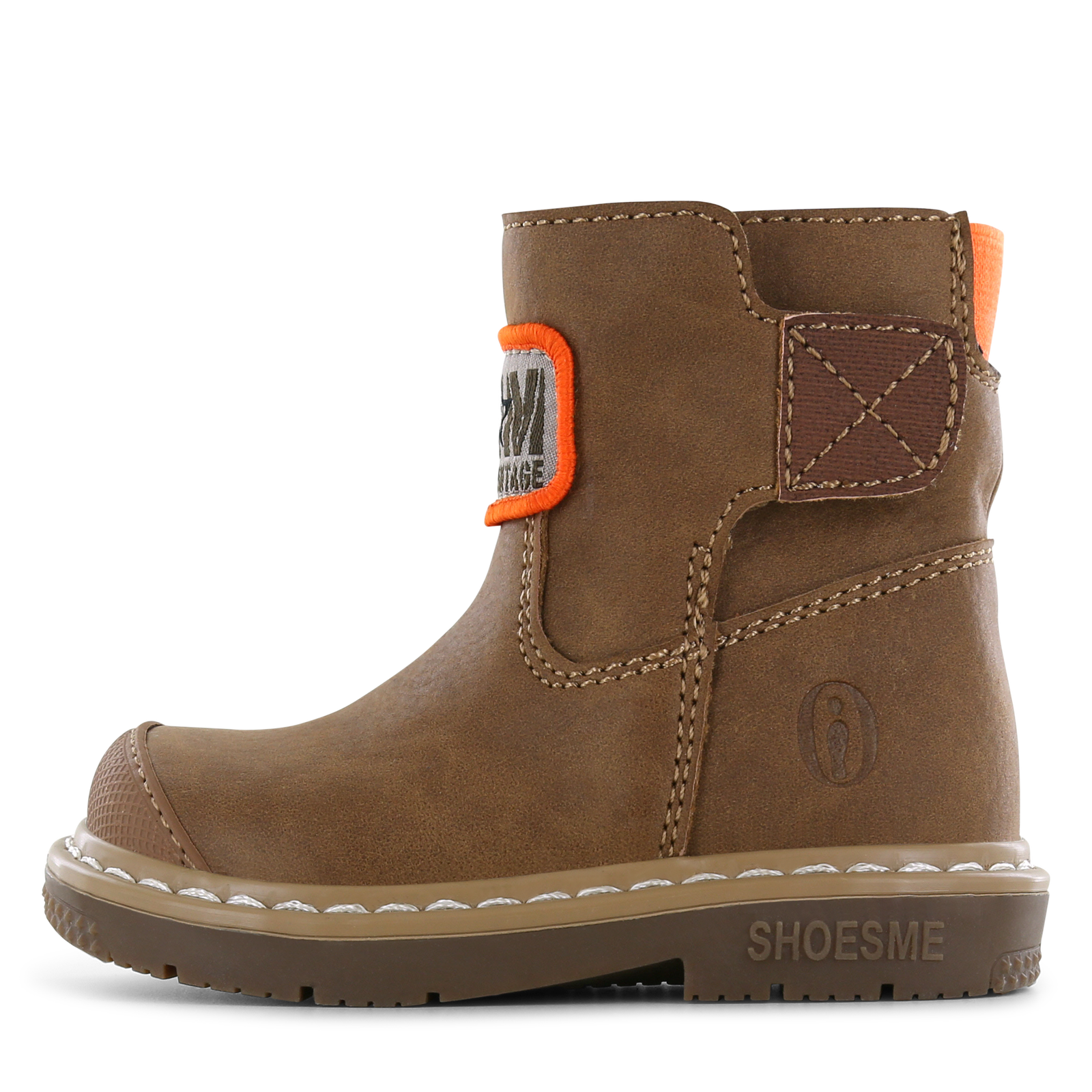 Shoesme cognac laarsje Jongens | Microfiber nubuck | Maat 21