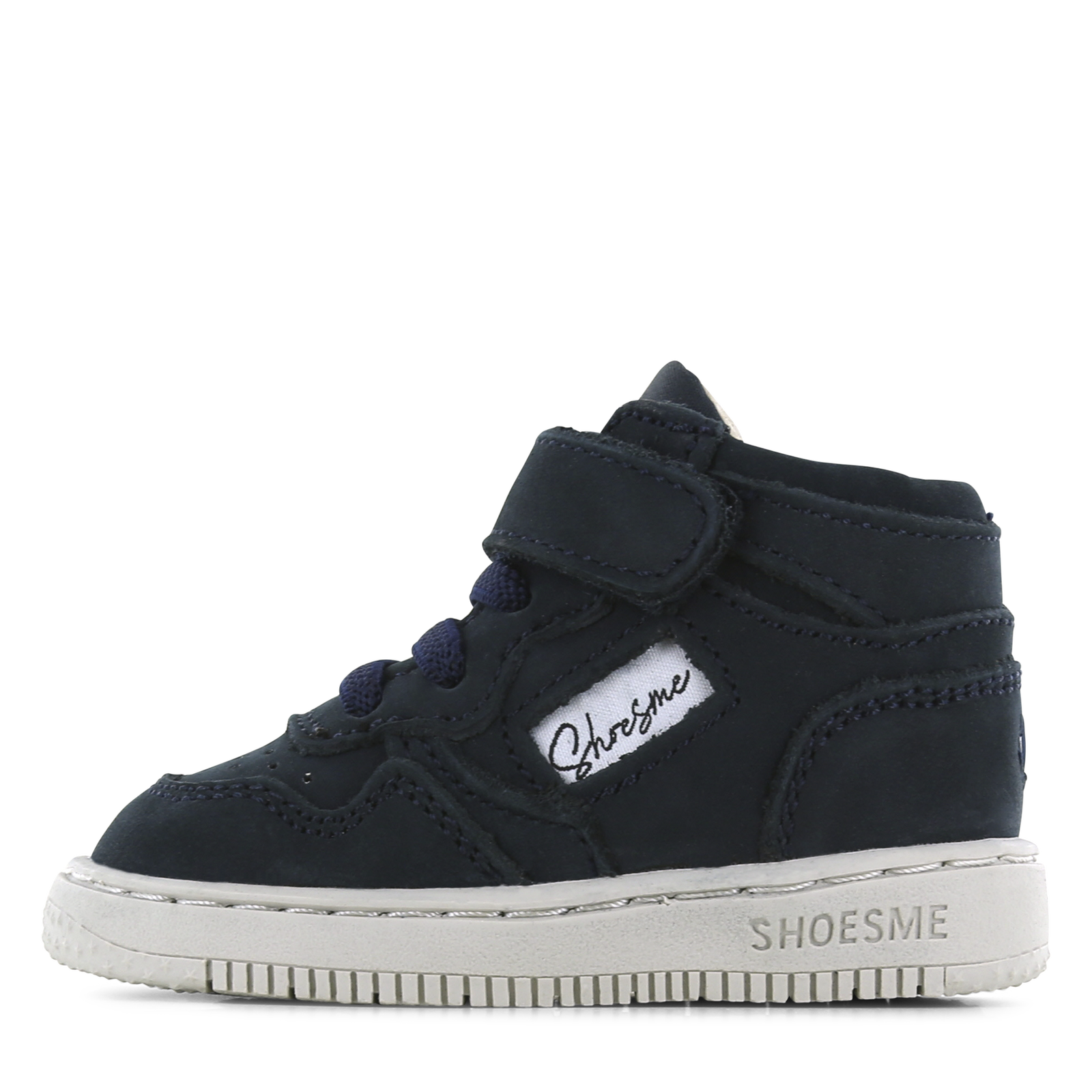 Shoesme donkerblauw basket sneakertje Jongens | Nubuck | Maat 18