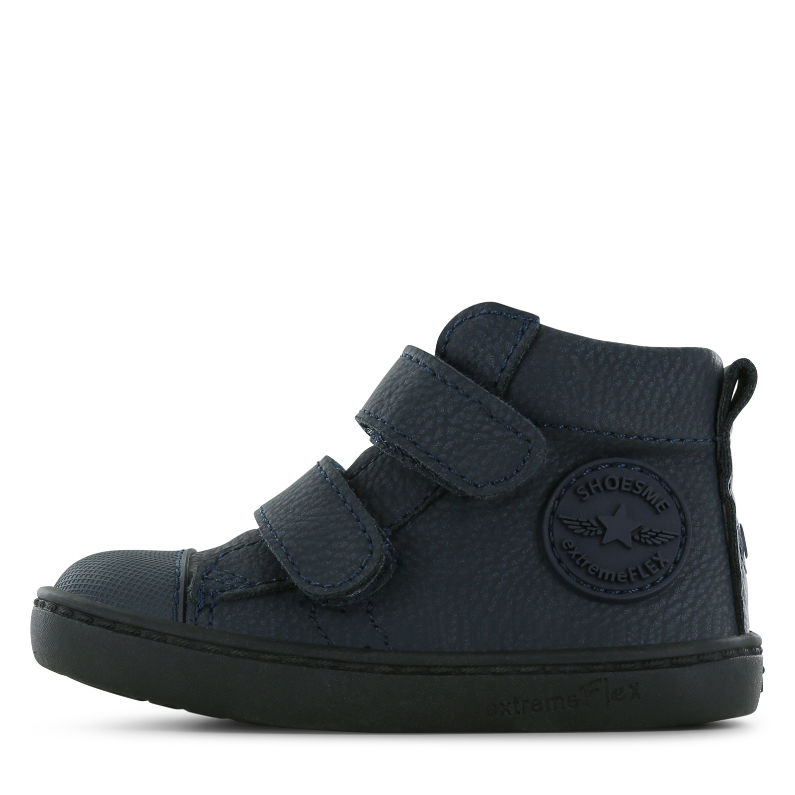 Shoesme donkerblauw klittenband bootie Jongens | Microfiber nubuck | Maat 21