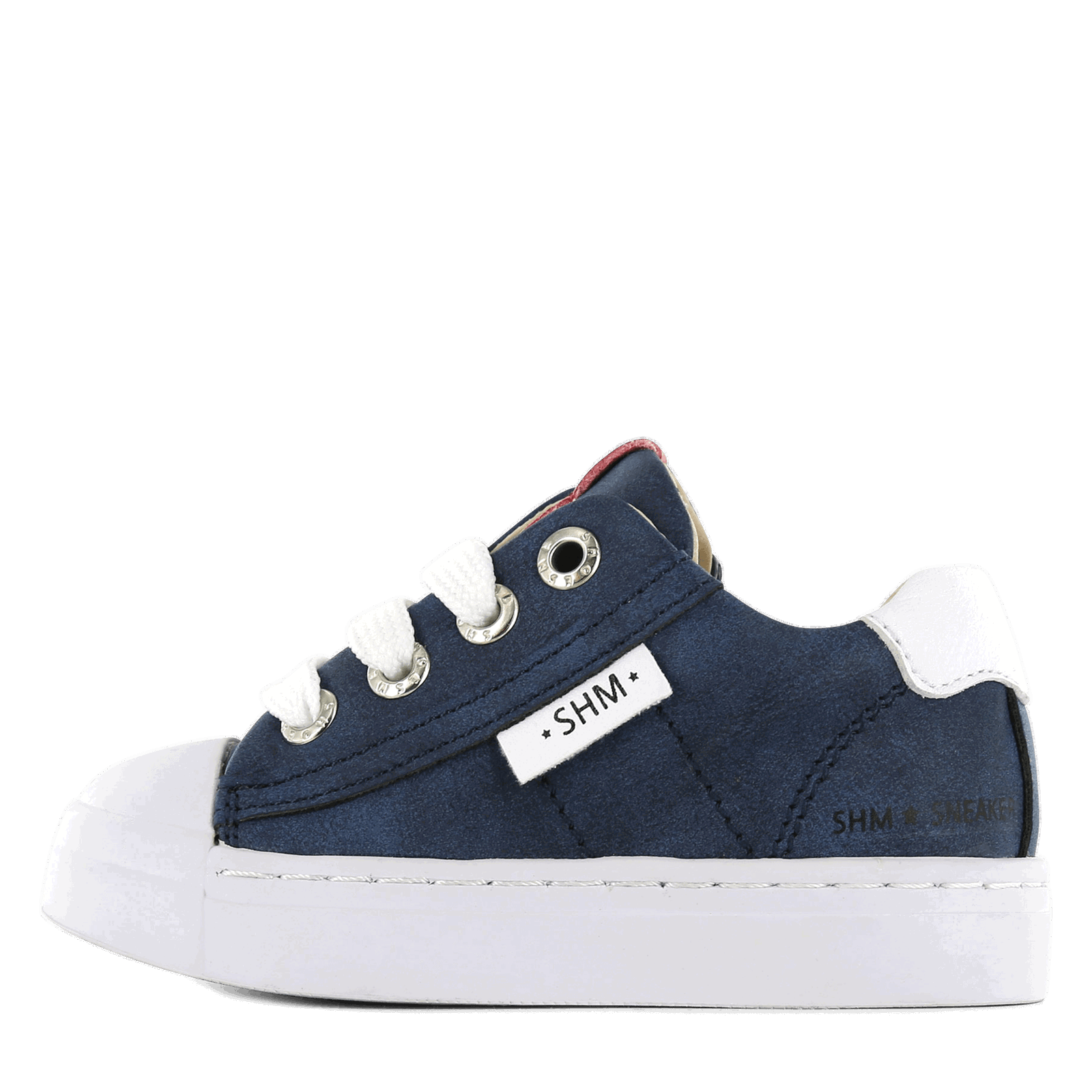 Shoesme donkerblauwe sneaker Jongens | Leer/Microleer | Maat 33